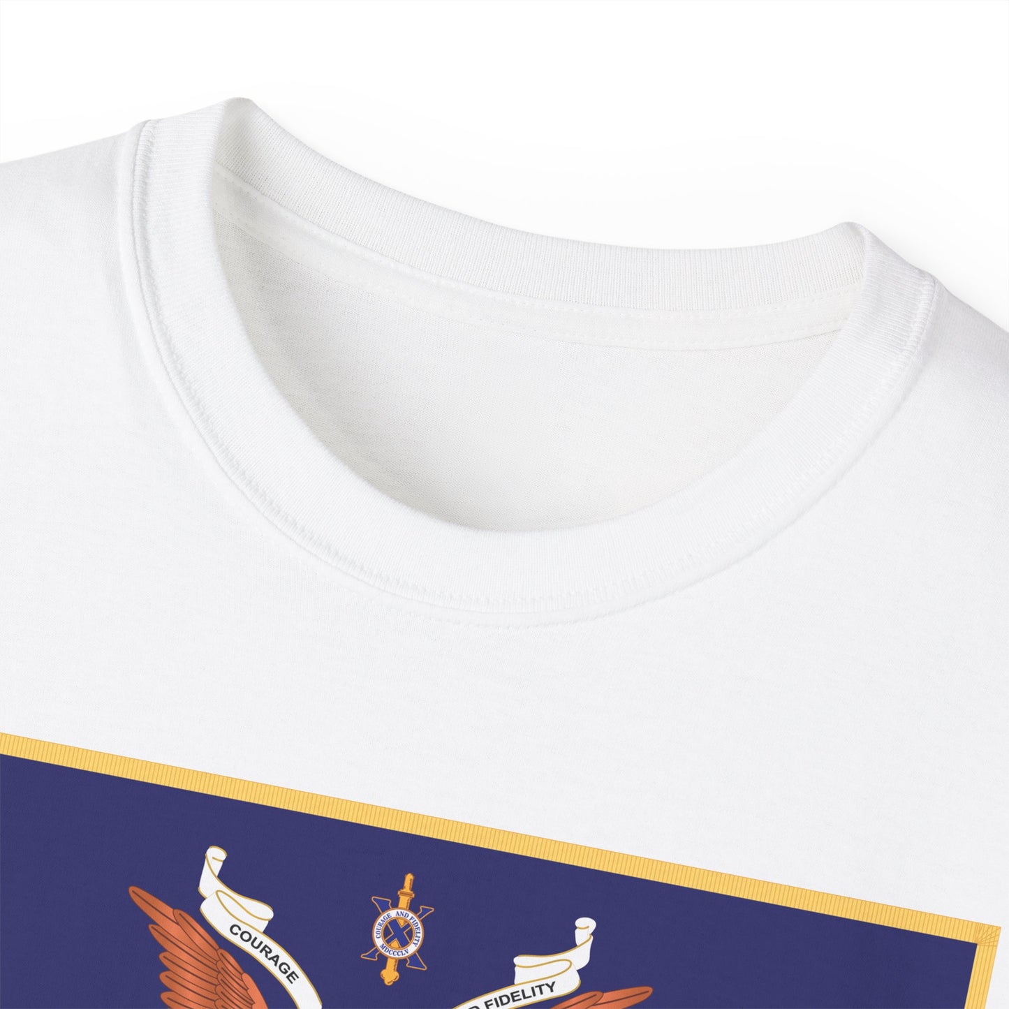 Unisex Ultra Cotton Tee - Regimental Colors - 10th Infantry Regiment X 300