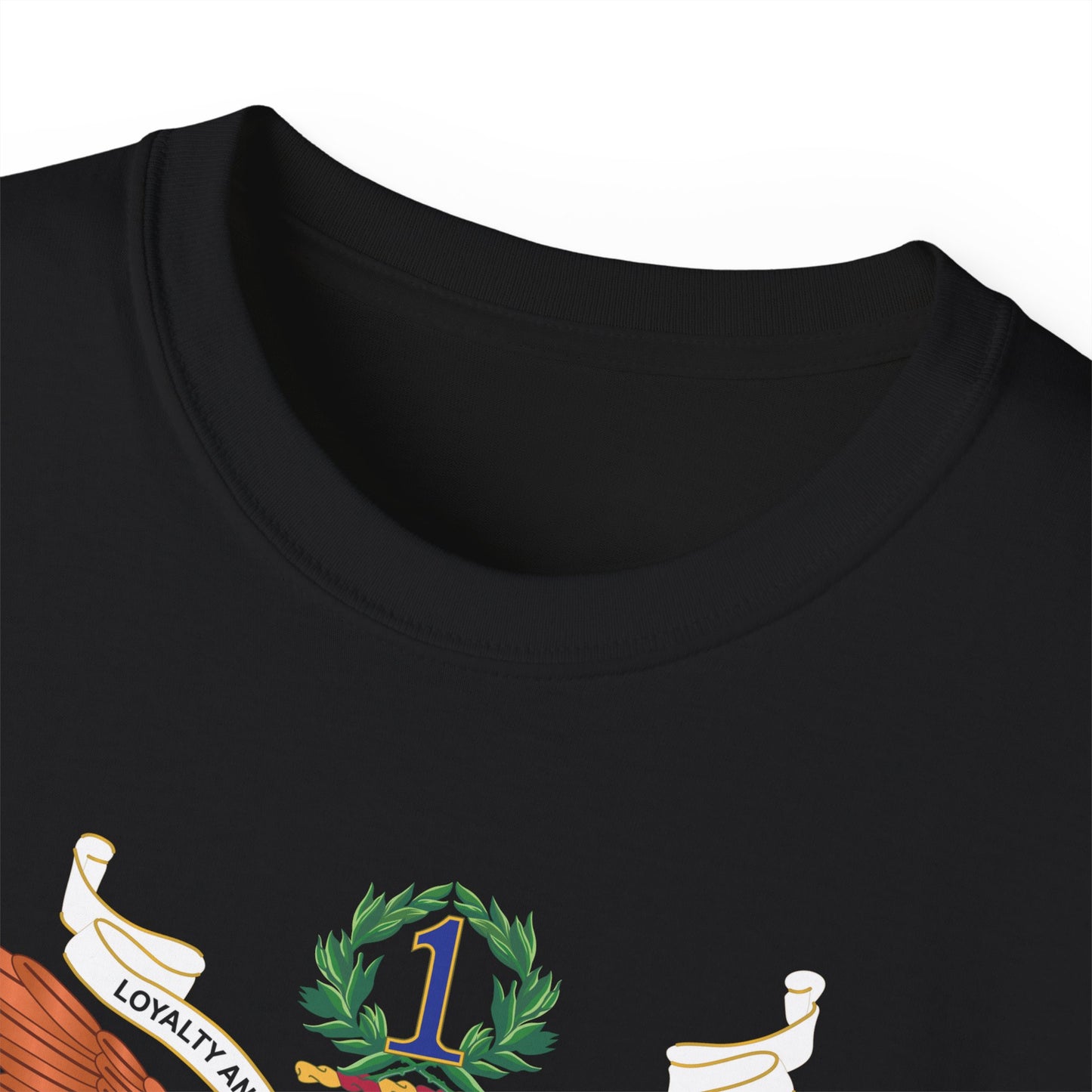 Unisex Ultra Cotton Tee - Army - Regimental Colors - 1st Infantry Regiment X 300