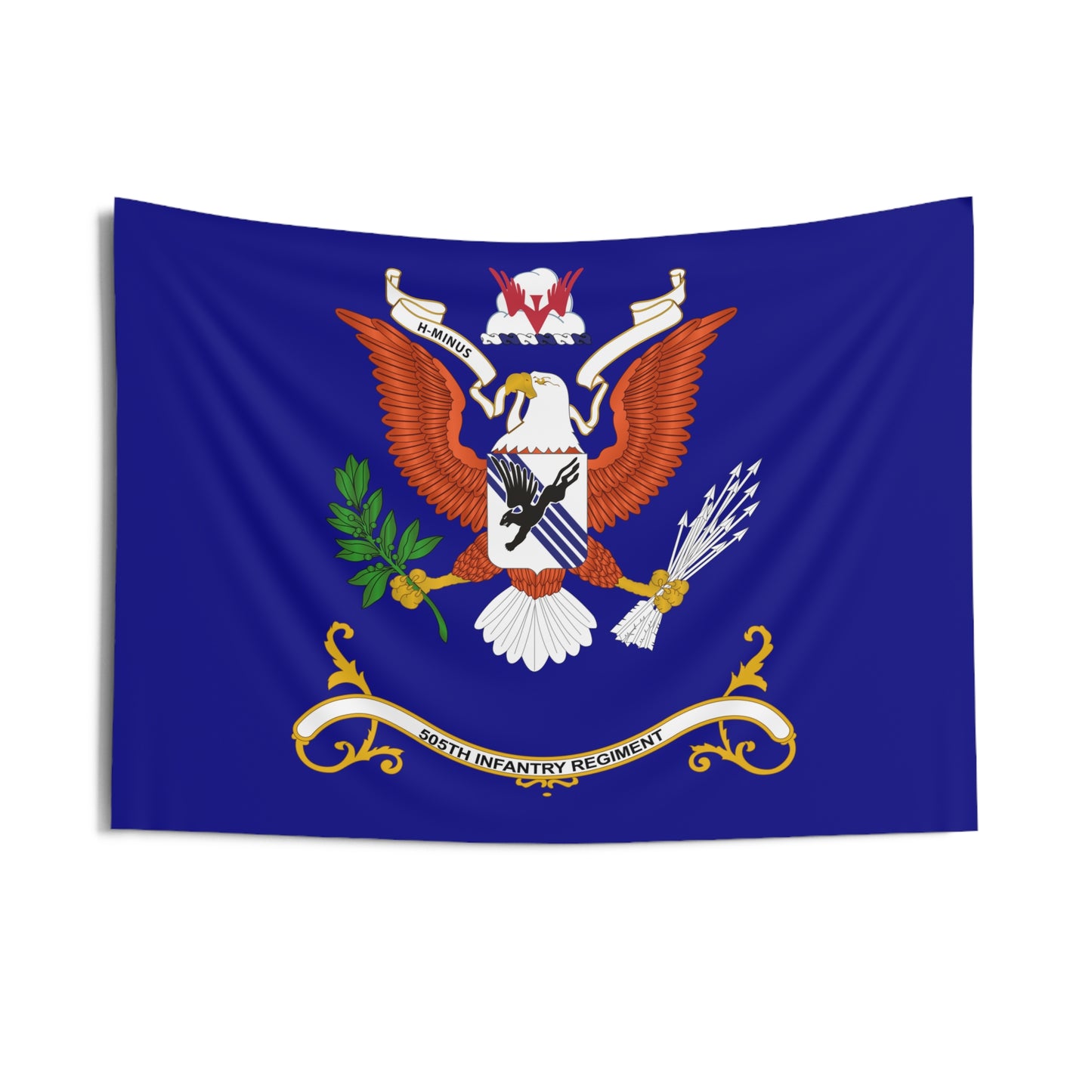 Military Indoor Wall Tapestries - 505th Infantry Regiment - H-MINUS