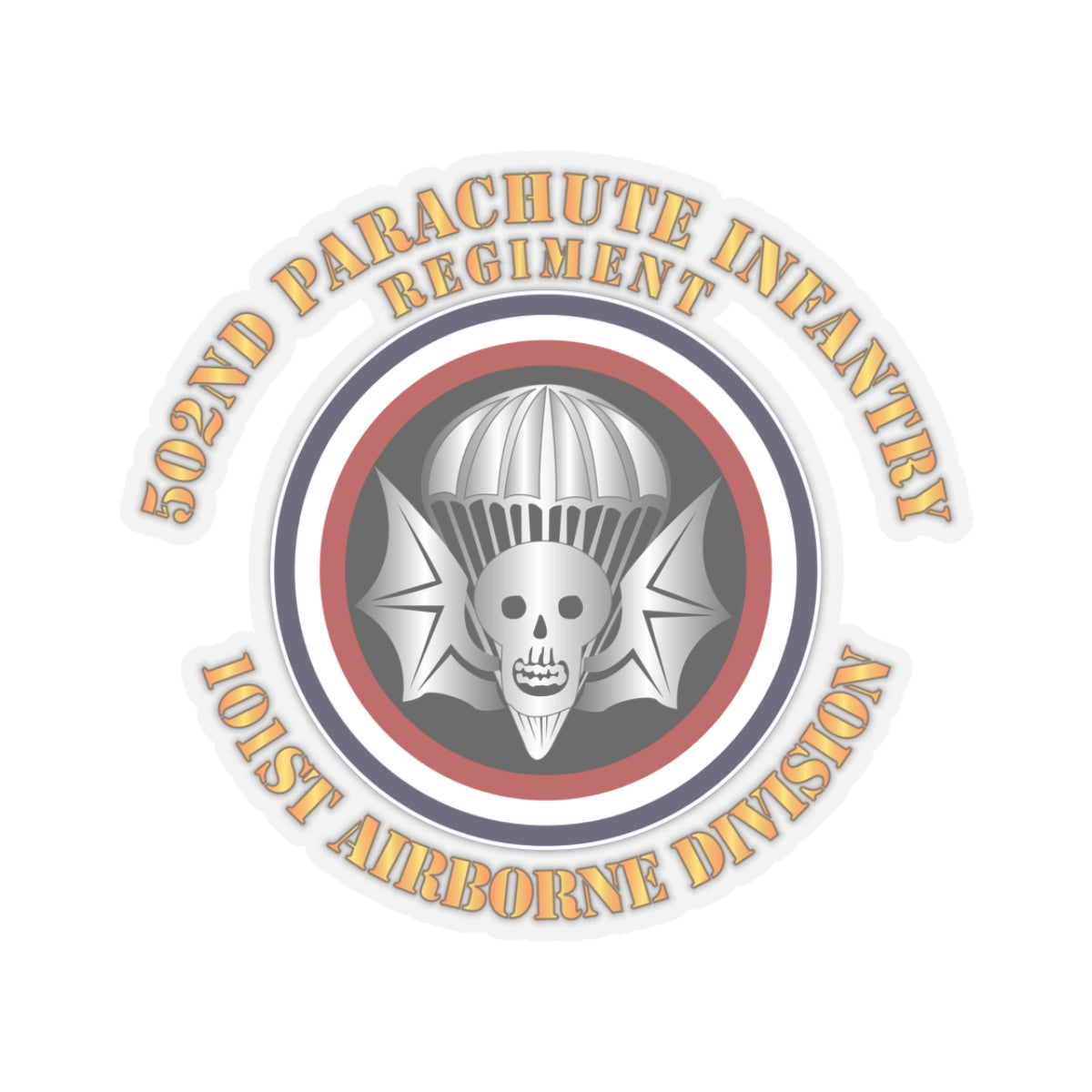 Kiss-Cut Stickers - Army - 502nd PIR - 101st Airborne Division