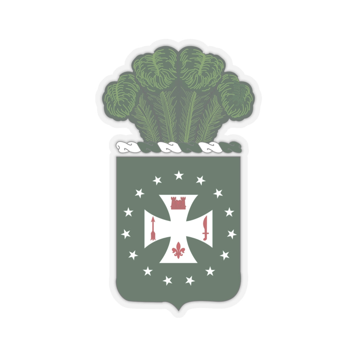 Kiss-Cut Stickers - COA - 4th Infantry Regiment