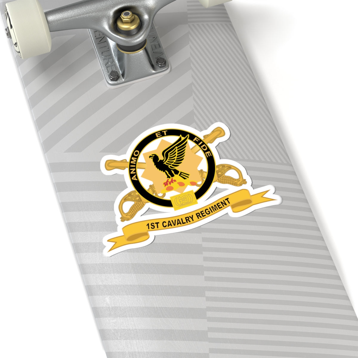 Kiss-Cut Stickers - Army - 1st Cavalry Regiment w Br - Ribbon X 300