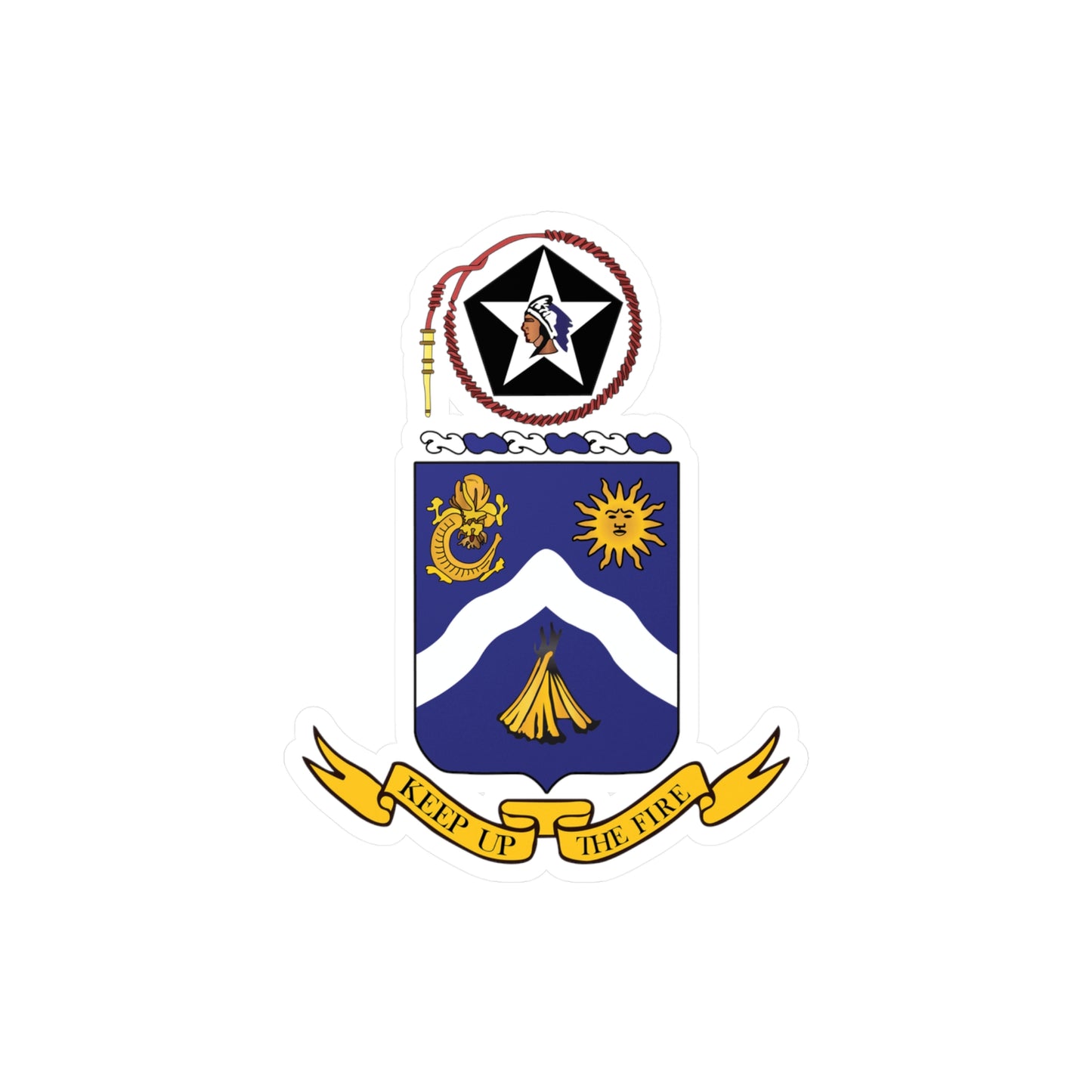 Kiss-Cut Vinyl Decals - COA - 9th Infantry Regiment