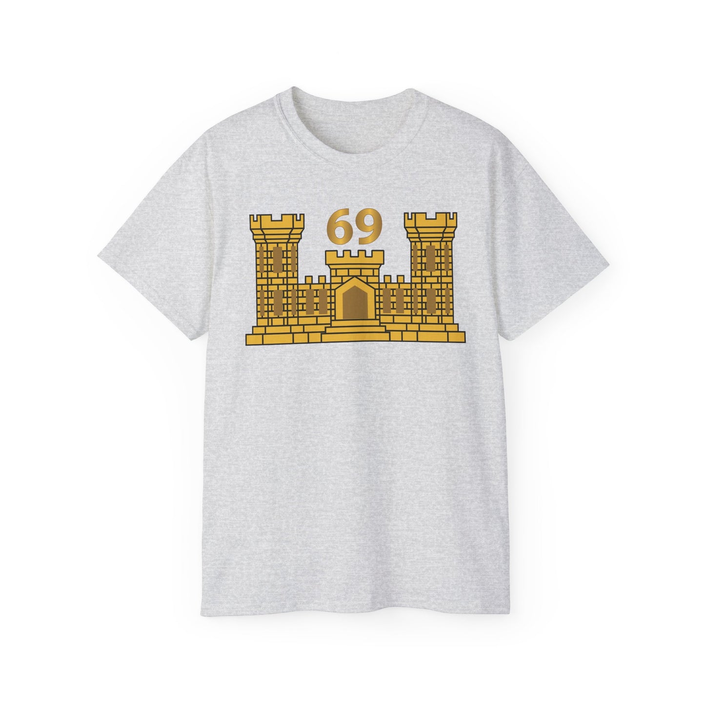 Unisex Ultra Cotton Tee - Army - 69th Engineer Battalion - ENG Branch wo Txt X 300
