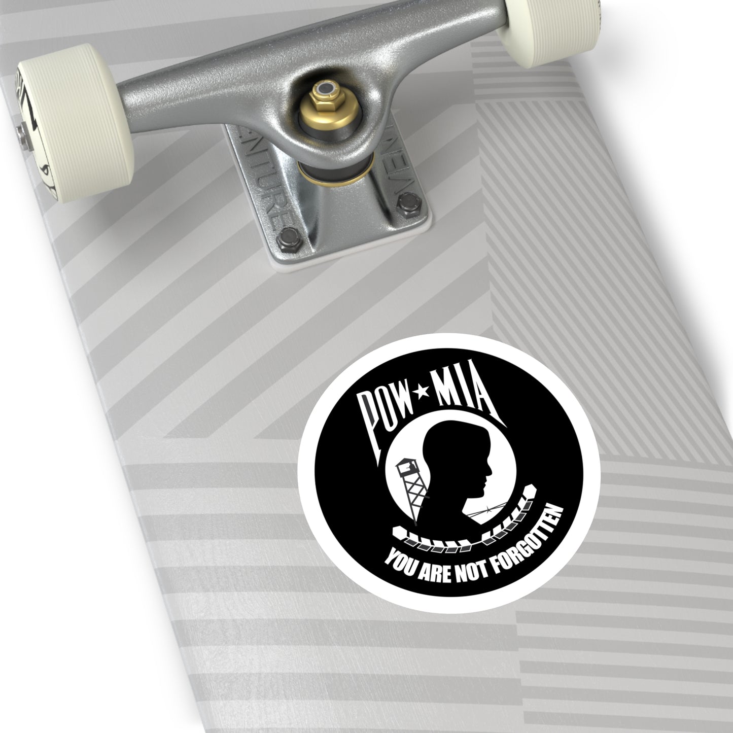 Round Stickers, Indoor\Outdoor POW/MIA Stickers - You Are Not Forgotten!