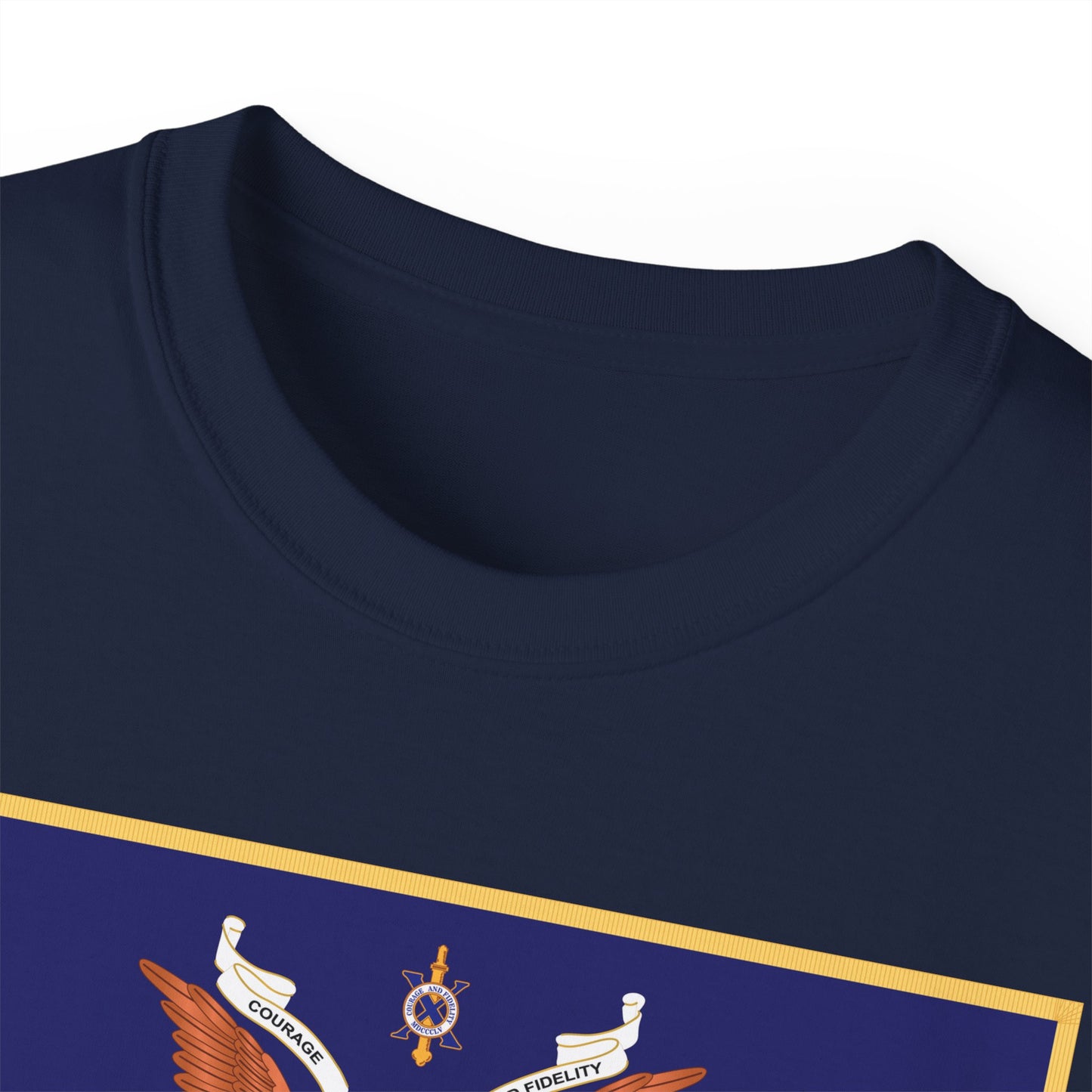 Unisex Ultra Cotton Tee - Regimental Colors - 10th Infantry Regiment X 300