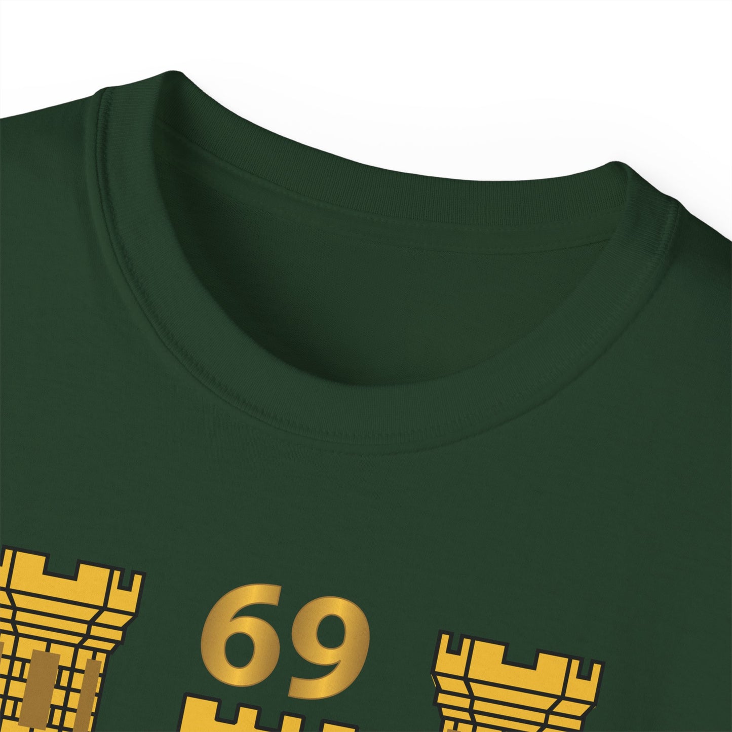 Unisex Ultra Cotton Tee - Army - 69th Engineer Battalion - ENG Branch - Vietnam Vet w VN SVC X 300