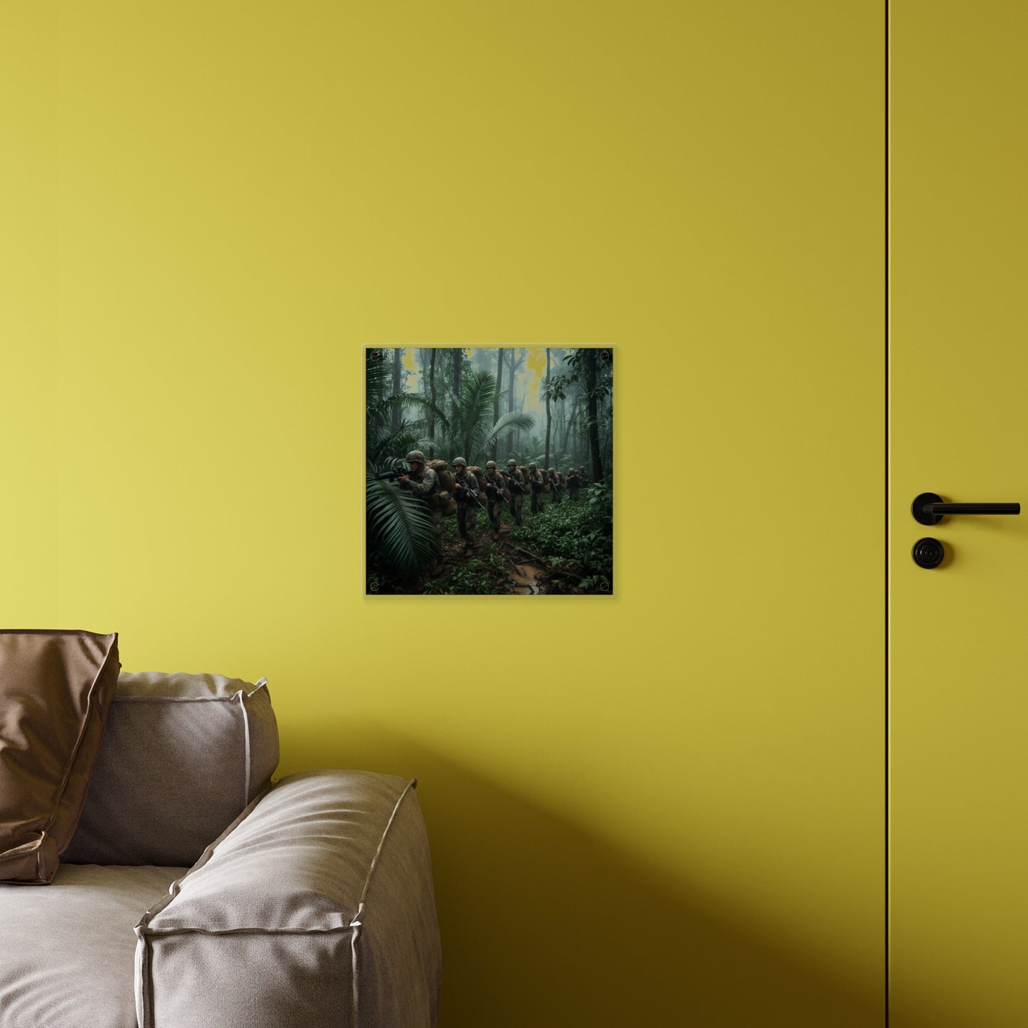 Acrylic Wall Art Panel - Jungle Patrol - Vietnam