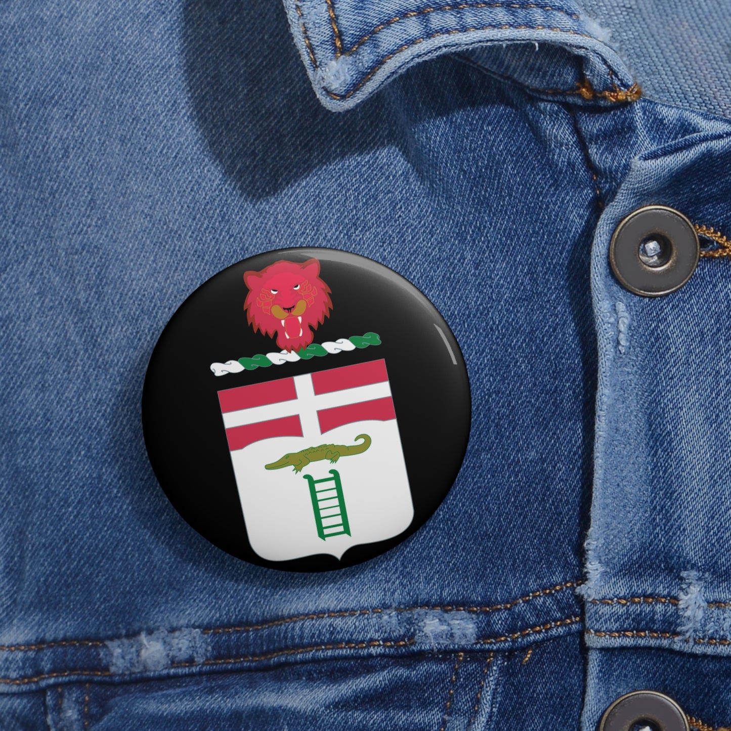 Custom Pin Buttons - COA - 6th Infantry Regiment