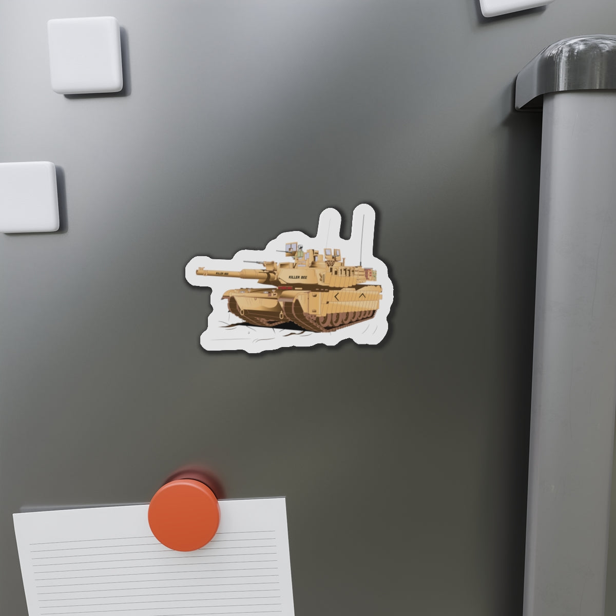 Tank Die-Cut Magnets - M1A1 - Abrams Tank