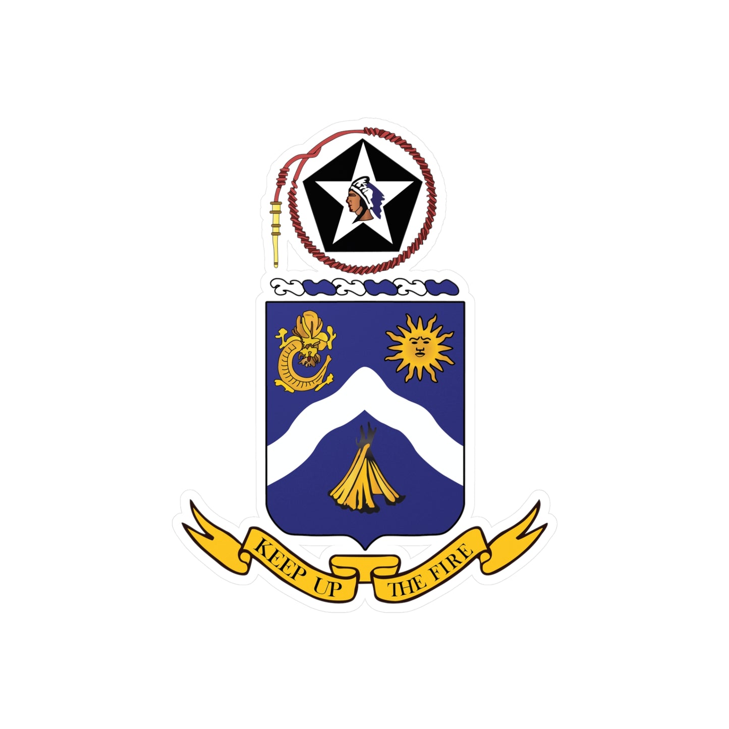 Kiss-Cut Vinyl Decals - COA - 9th Infantry Regiment
