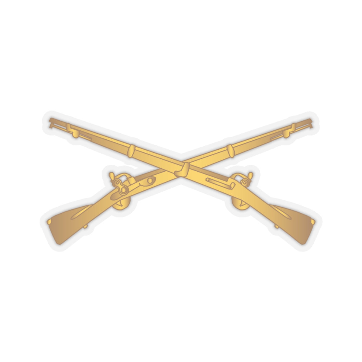 Kiss-Cut Stickers - Army - Infantry Branch wo Txt X 300
