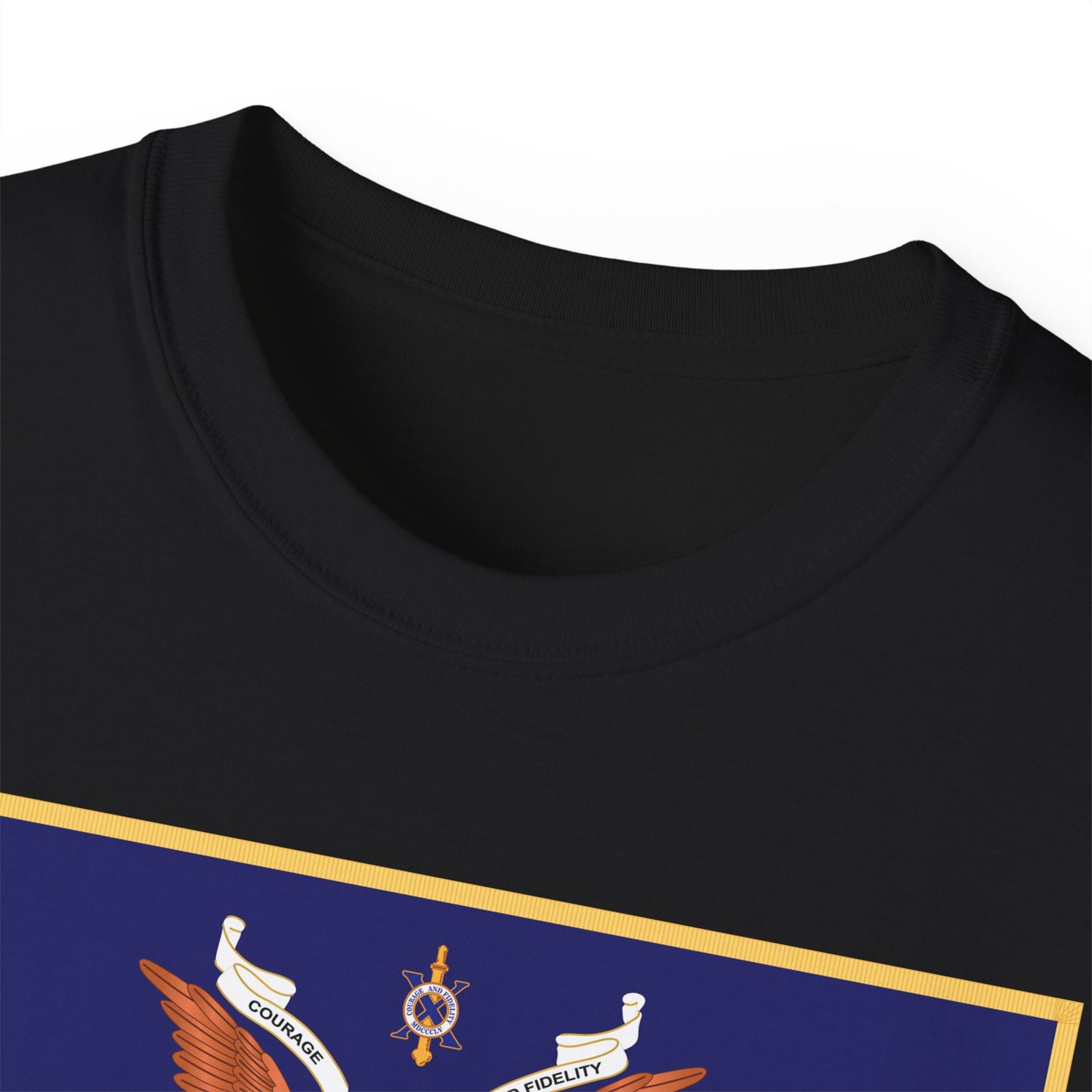 Unisex Ultra Cotton Tee - Regimental Colors - 10th Infantry Regiment X 300