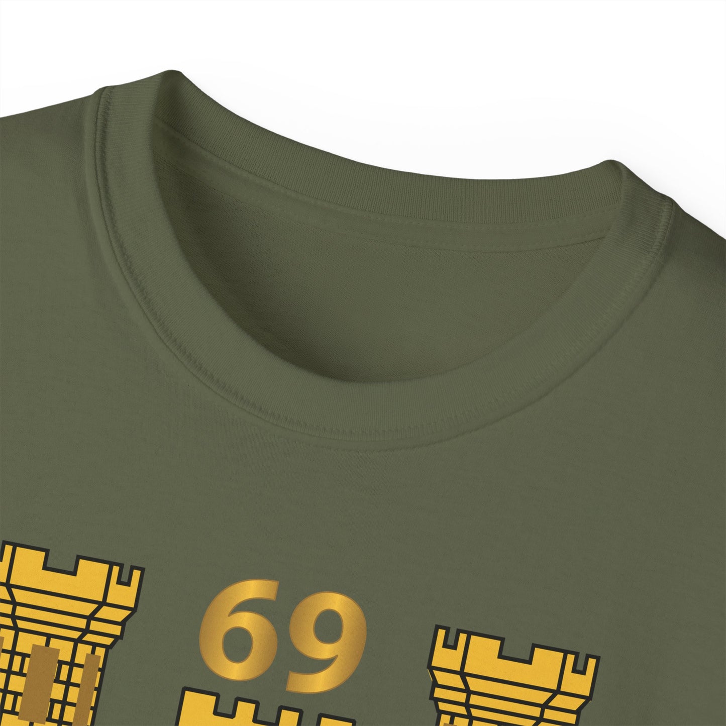 Unisex Ultra Cotton Tee - Army - 69th Engineer Battalion - ENG Branch - Vietnam Vet w VN SVC X 300