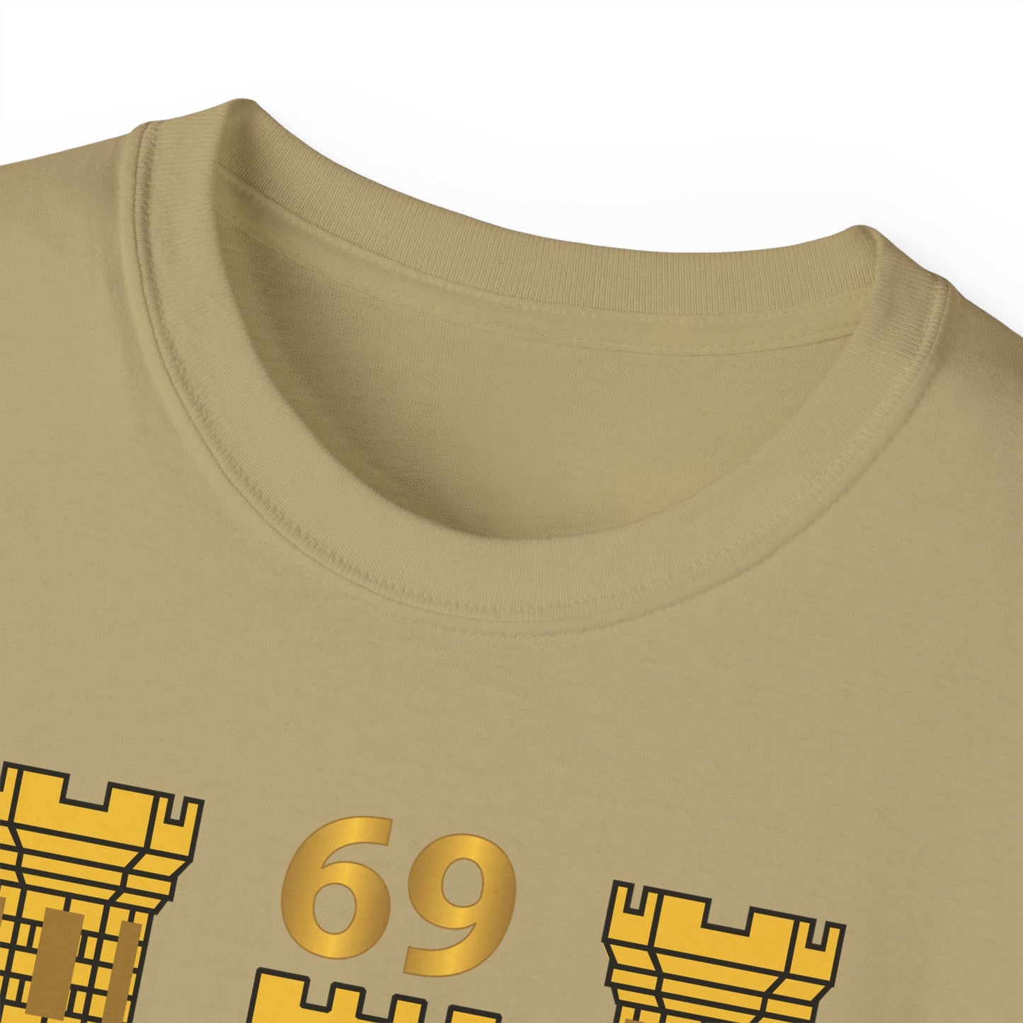 Unisex Ultra Cotton Tee - Army - 69th Engineer Battalion - ENG Branch - Vietnam Vet w VN SVC X 300