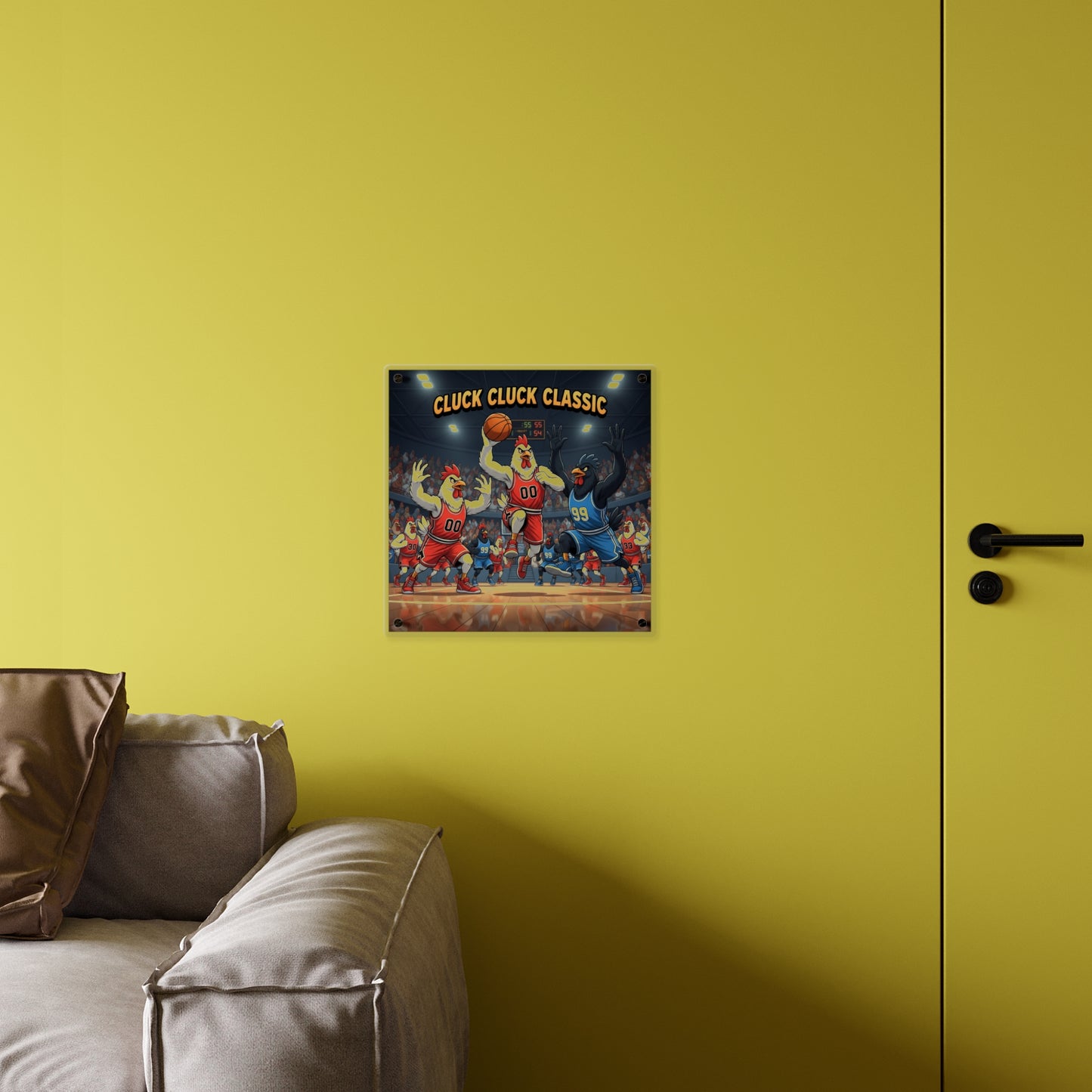 Acrylic Wall Art Panel - Chicken Classic