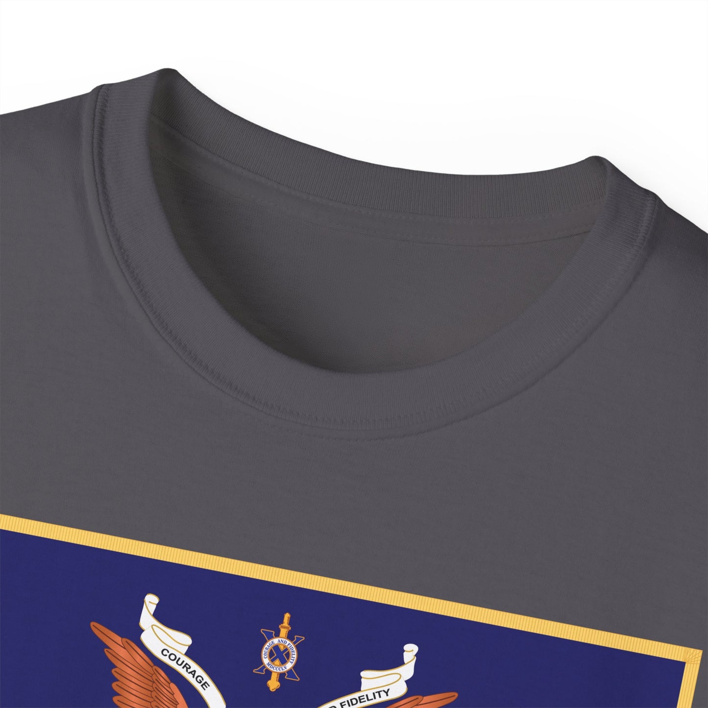 Unisex Ultra Cotton Tee - Regimental Colors - 10th Infantry Regiment X 300