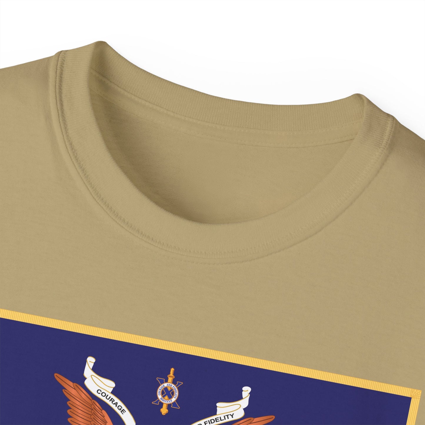 Unisex Ultra Cotton Tee - Regimental Colors - 10th Infantry Regiment X 300