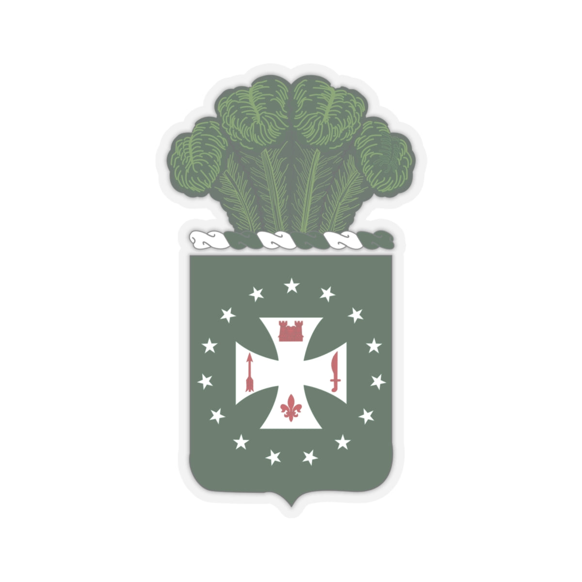 Kiss-Cut Stickers - COA - 4th Infantry Regiment