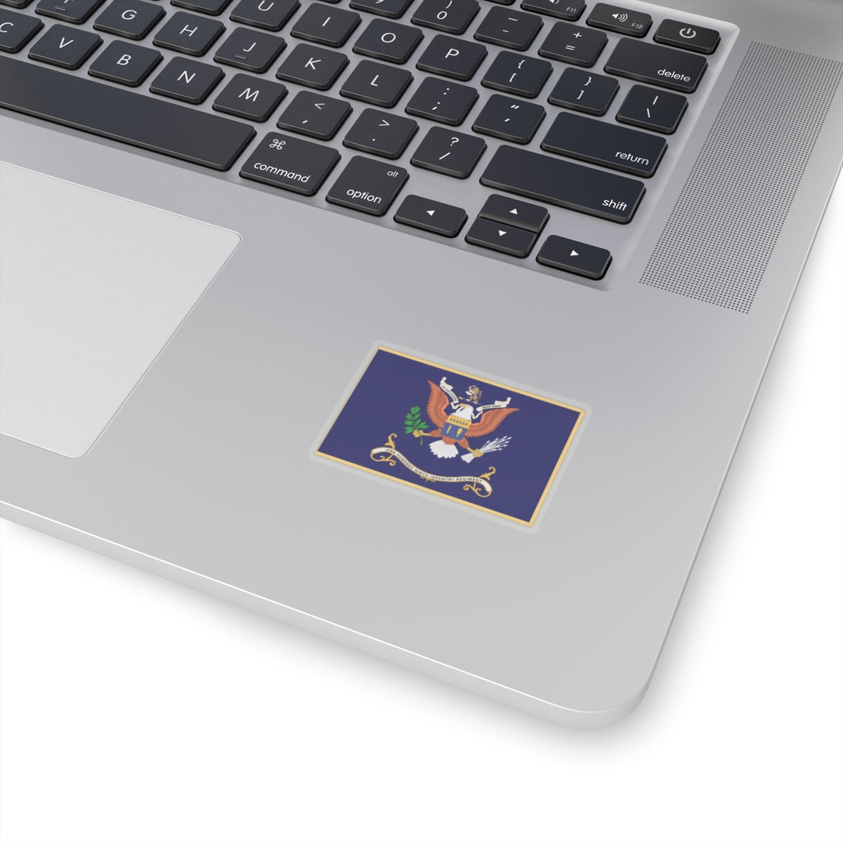 Kiss-Cut Stickers - Army - Regimental Colors - 109th Infantry Regiment - LET THE CITIZENS BEAR ARMS Flag w Fringe X 300