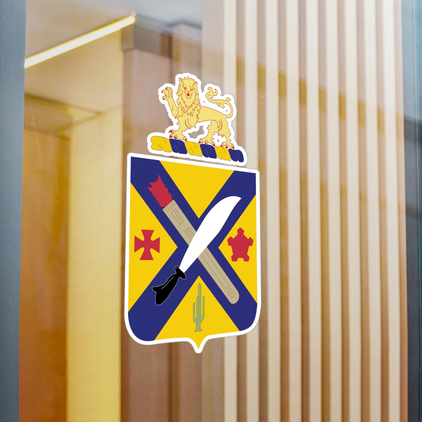 Kiss-Cut Vinyl Decals - COA - 2nd Infantry Regiment