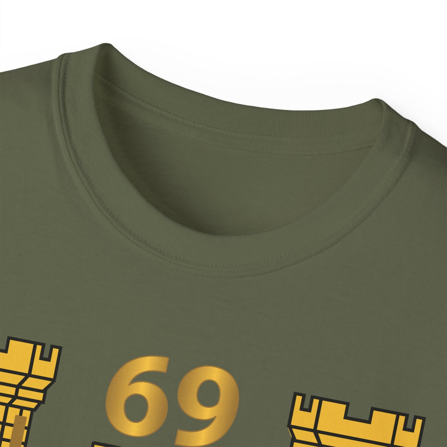 Unisex Ultra Cotton Tee - Army - 69th Engineer Battalion - ENG Branch wo Txt X 300