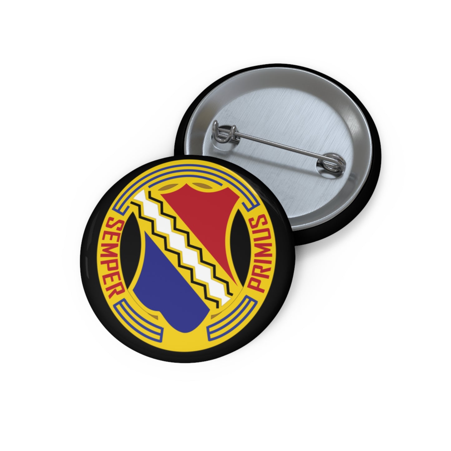Custom Pin Buttons - DUI - 1st Infantry Regiment X 300