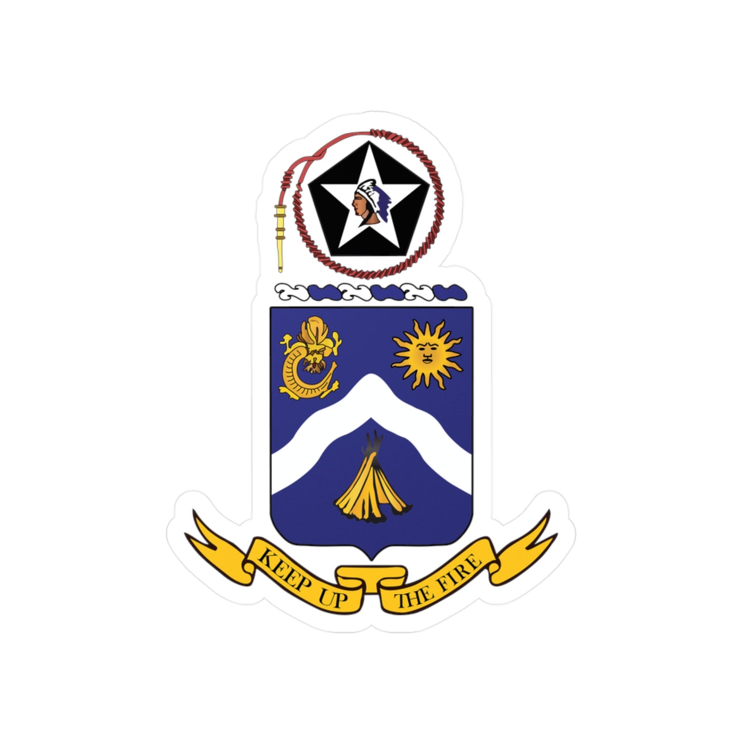 Kiss-Cut Vinyl Decals - COA - 9th Infantry Regiment