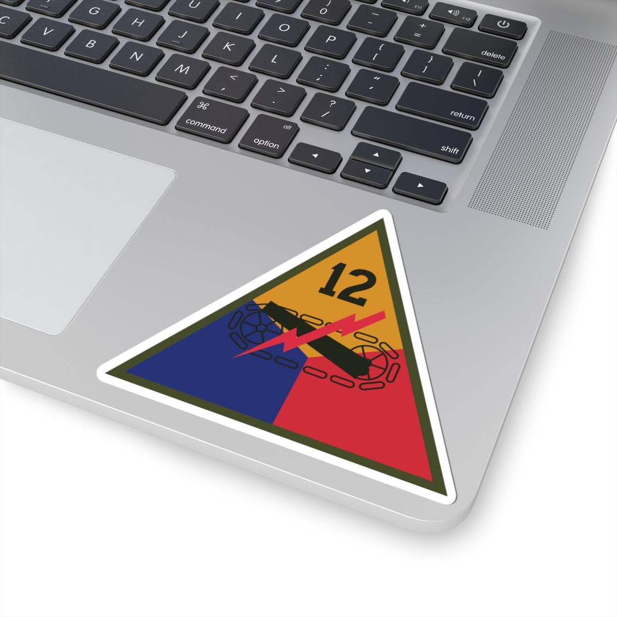 Kiss-Cut Stickers - SSI - 12th Armored Division X 300