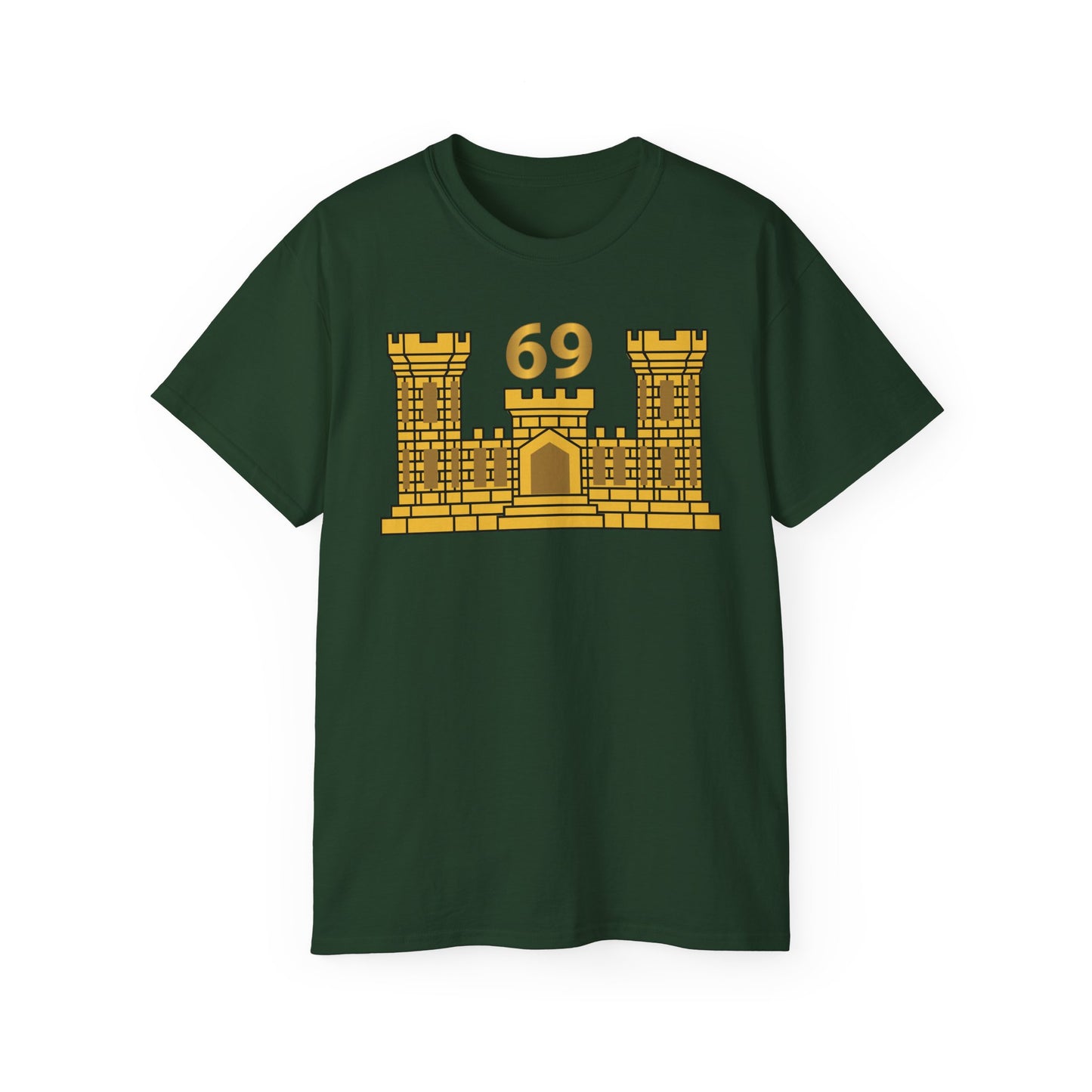 Unisex Ultra Cotton Tee - Army - 69th Engineer Battalion - ENG Branch wo Txt X 300