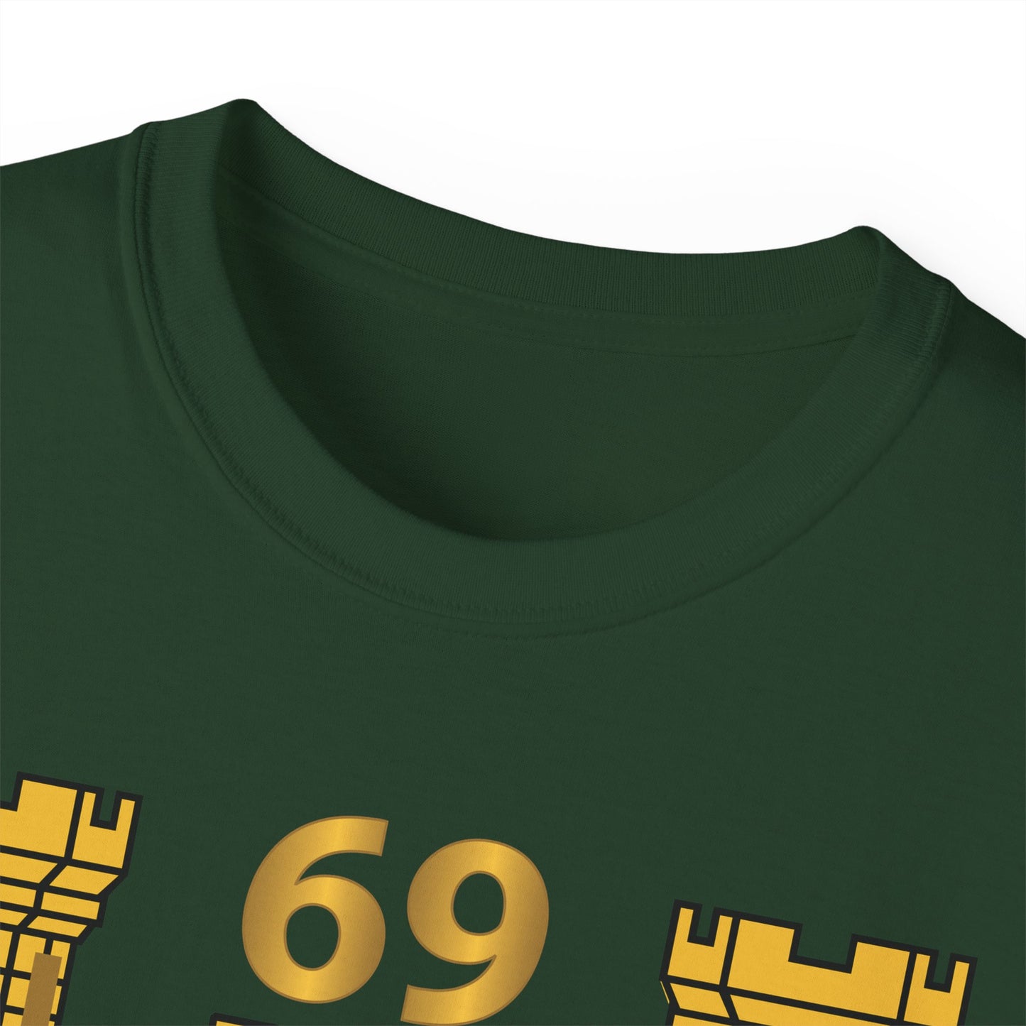 Unisex Ultra Cotton Tee - Army - 69th Engineer Battalion - ENG Branch - Vietnam Veteran X 300