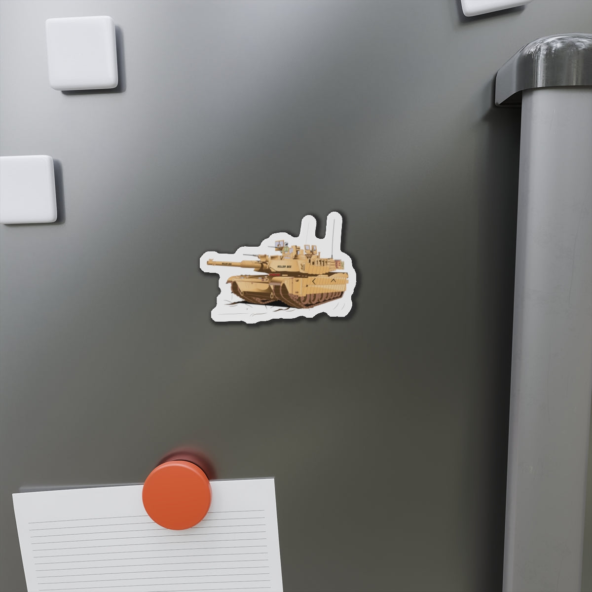 Tank Die-Cut Magnets - M1A1 - Abrams Tank