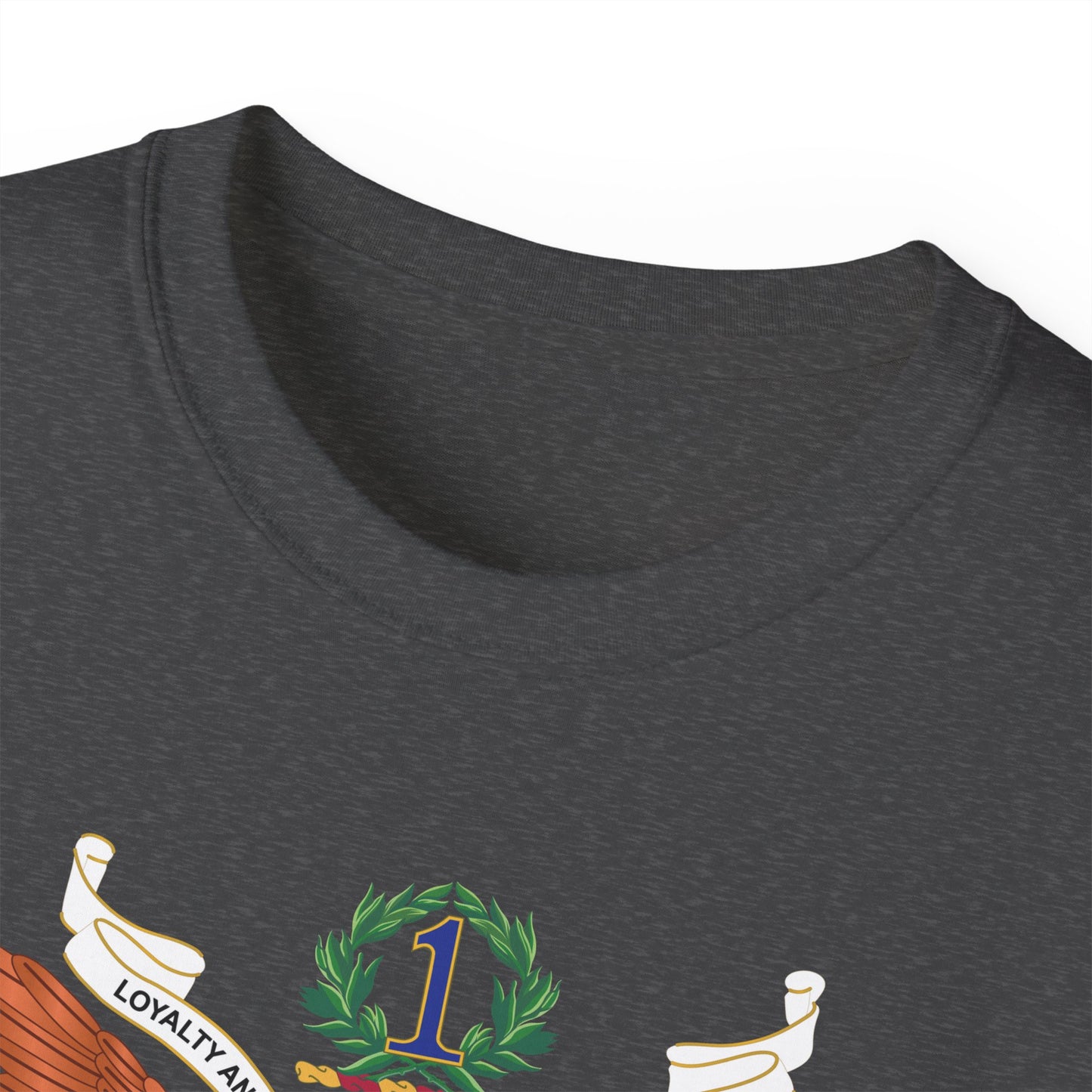 Unisex Ultra Cotton Tee - Army - Regimental Colors - 1st Infantry Regiment X 300
