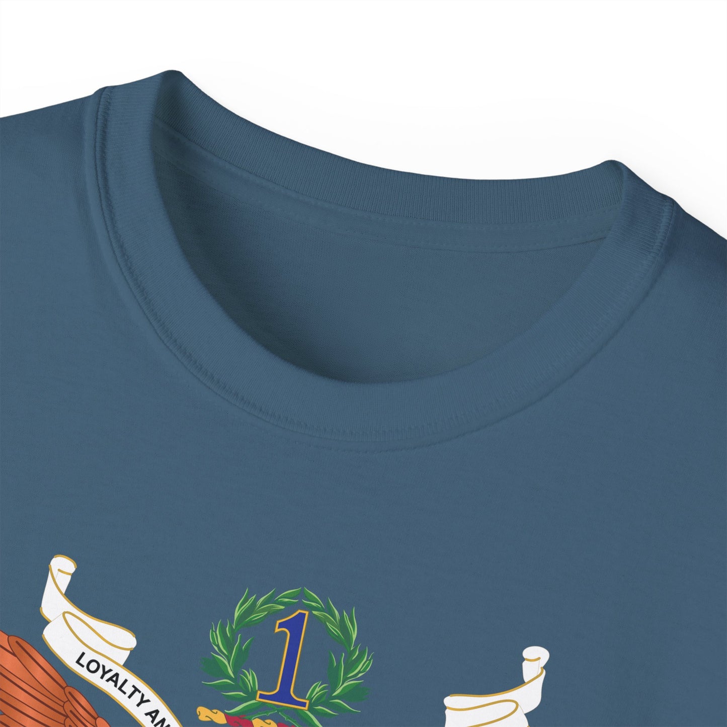Unisex Ultra Cotton Tee - Army - Regimental Colors - 1st Infantry Regiment X 300