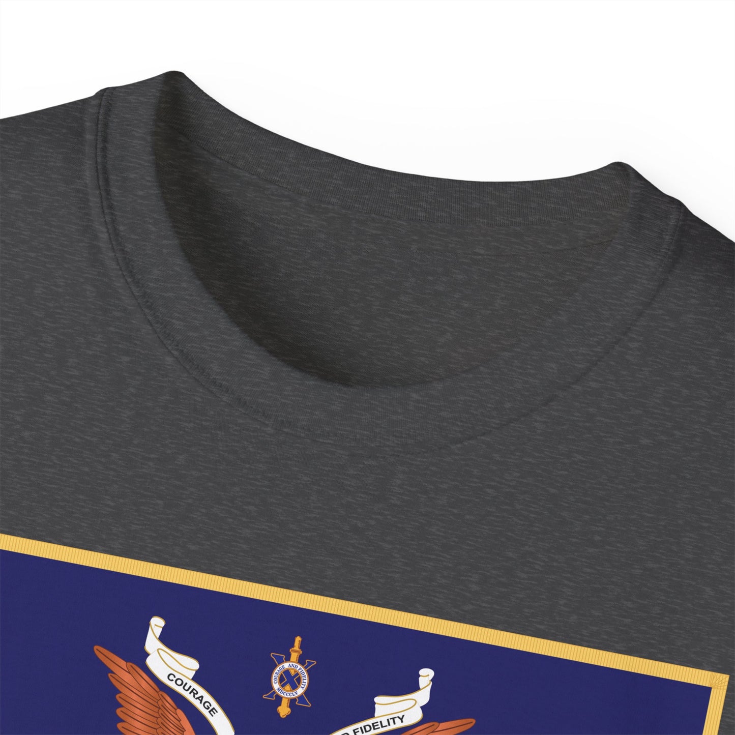 Unisex Ultra Cotton Tee - Regimental Colors - 10th Infantry Regiment X 300