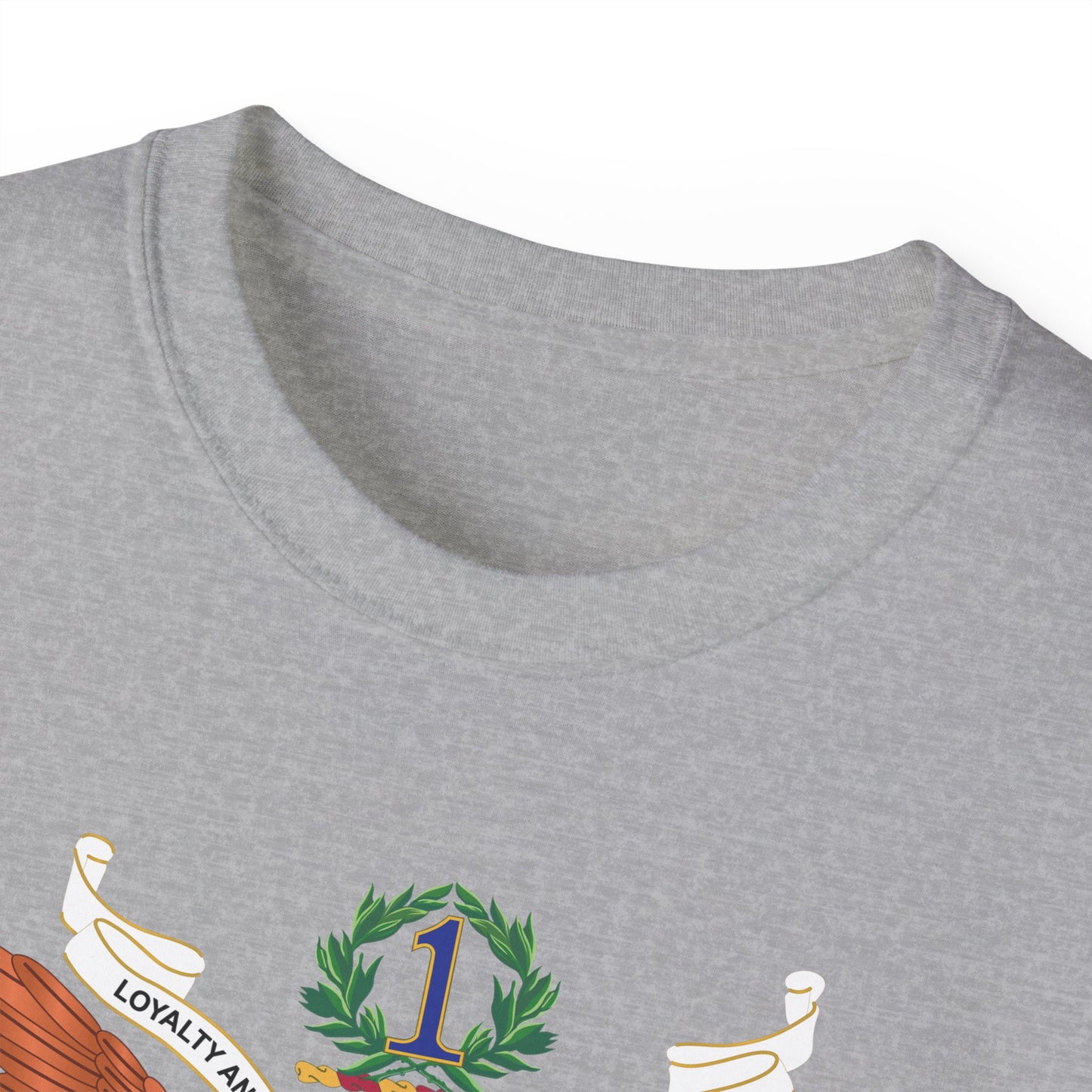 Unisex Ultra Cotton Tee - Army - Regimental Colors - 1st Infantry Regiment X 300