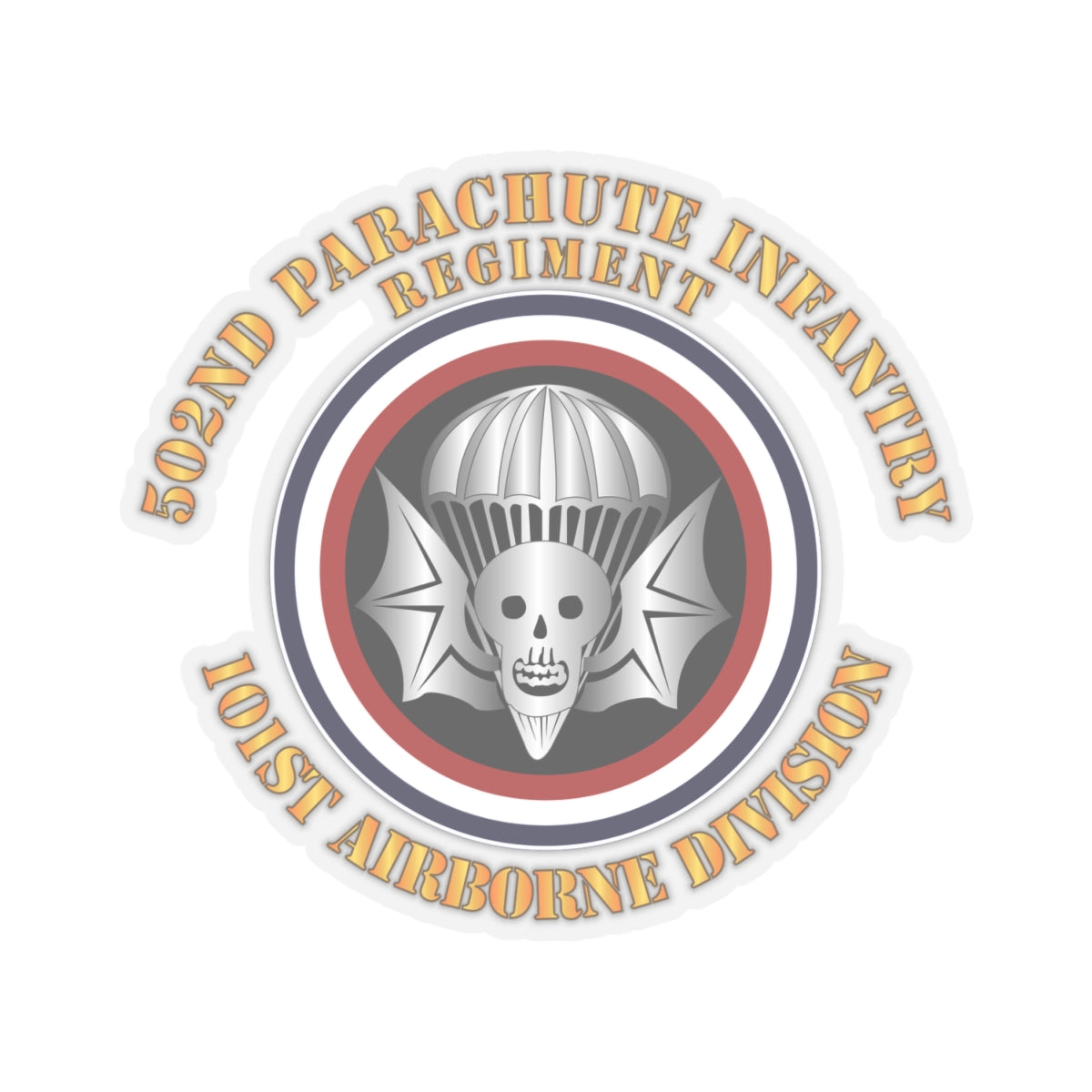 Kiss-Cut Stickers - Army - 502nd PIR - 101st Airborne Division