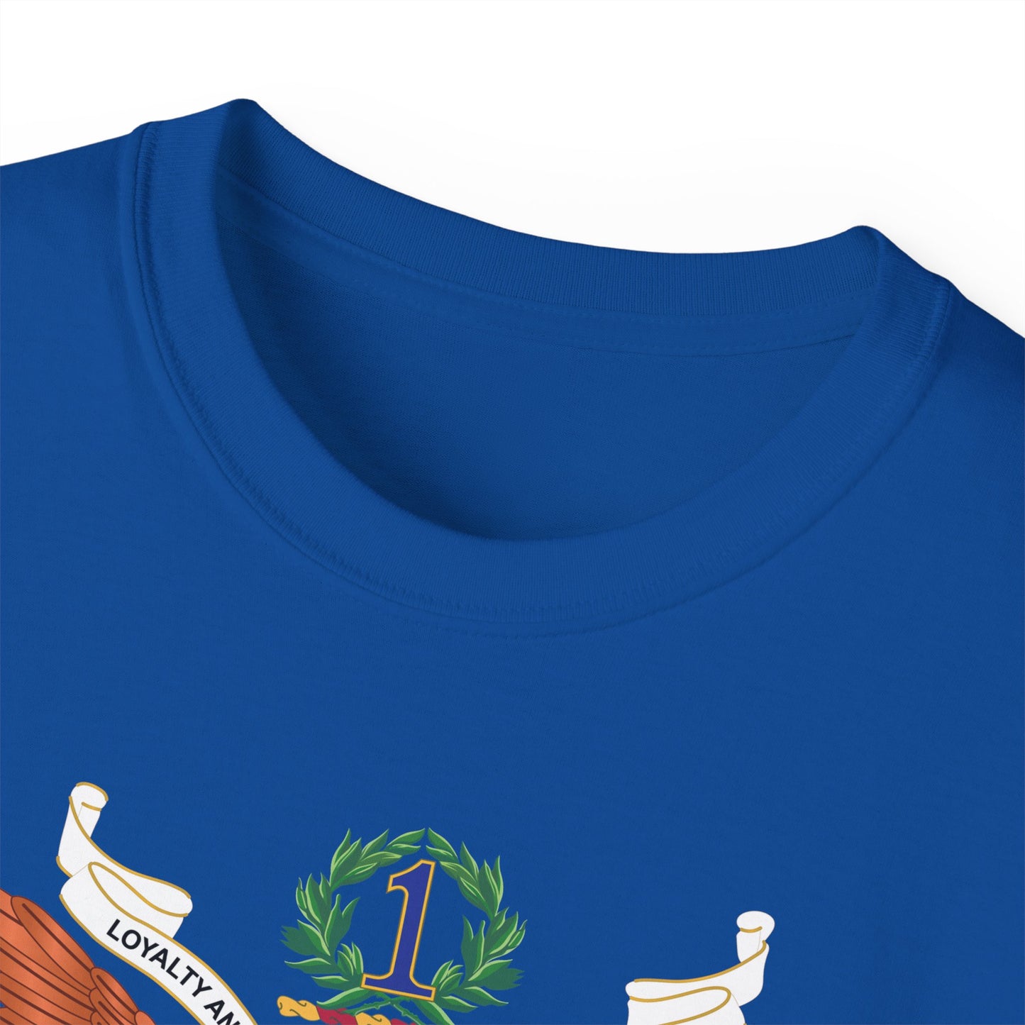 Unisex Ultra Cotton Tee - Army - Regimental Colors - 1st Infantry Regiment X 300