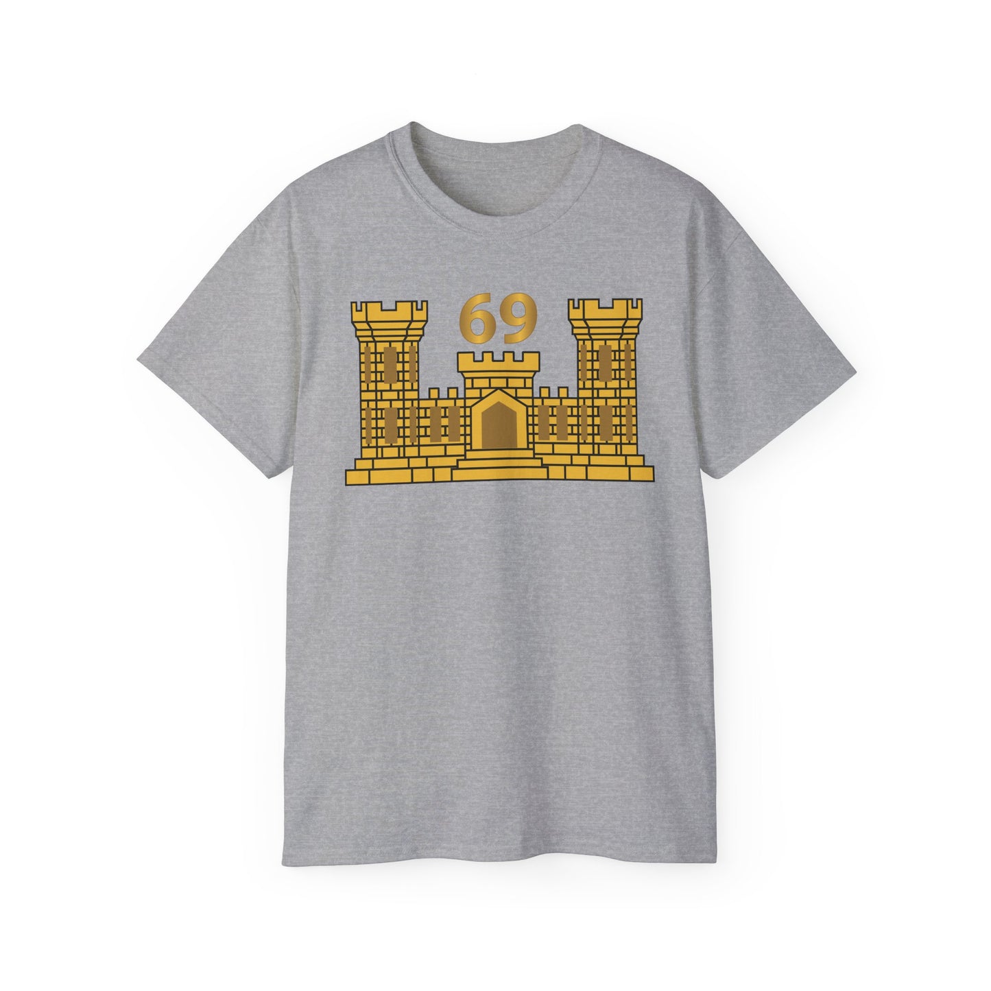 Unisex Ultra Cotton Tee - Army - 69th Engineer Battalion - ENG Branch wo Txt X 300