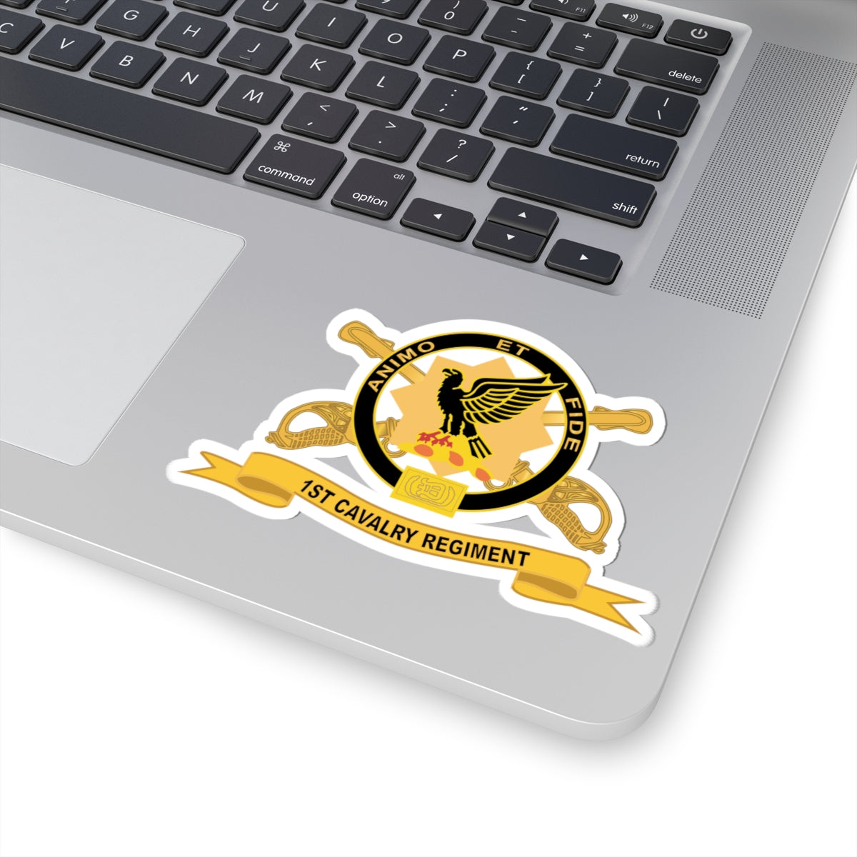 Kiss-Cut Stickers - Army - 1st Cavalry Regiment w Br - Ribbon X 300