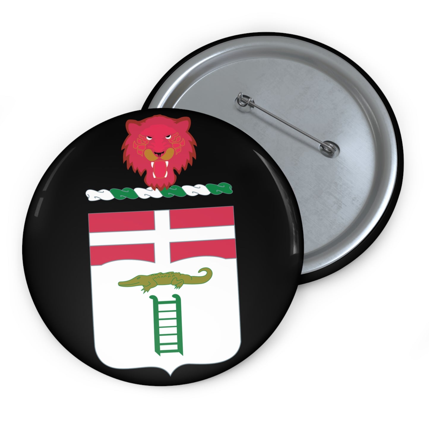 Custom Pin Buttons - COA - 6th Infantry Regiment