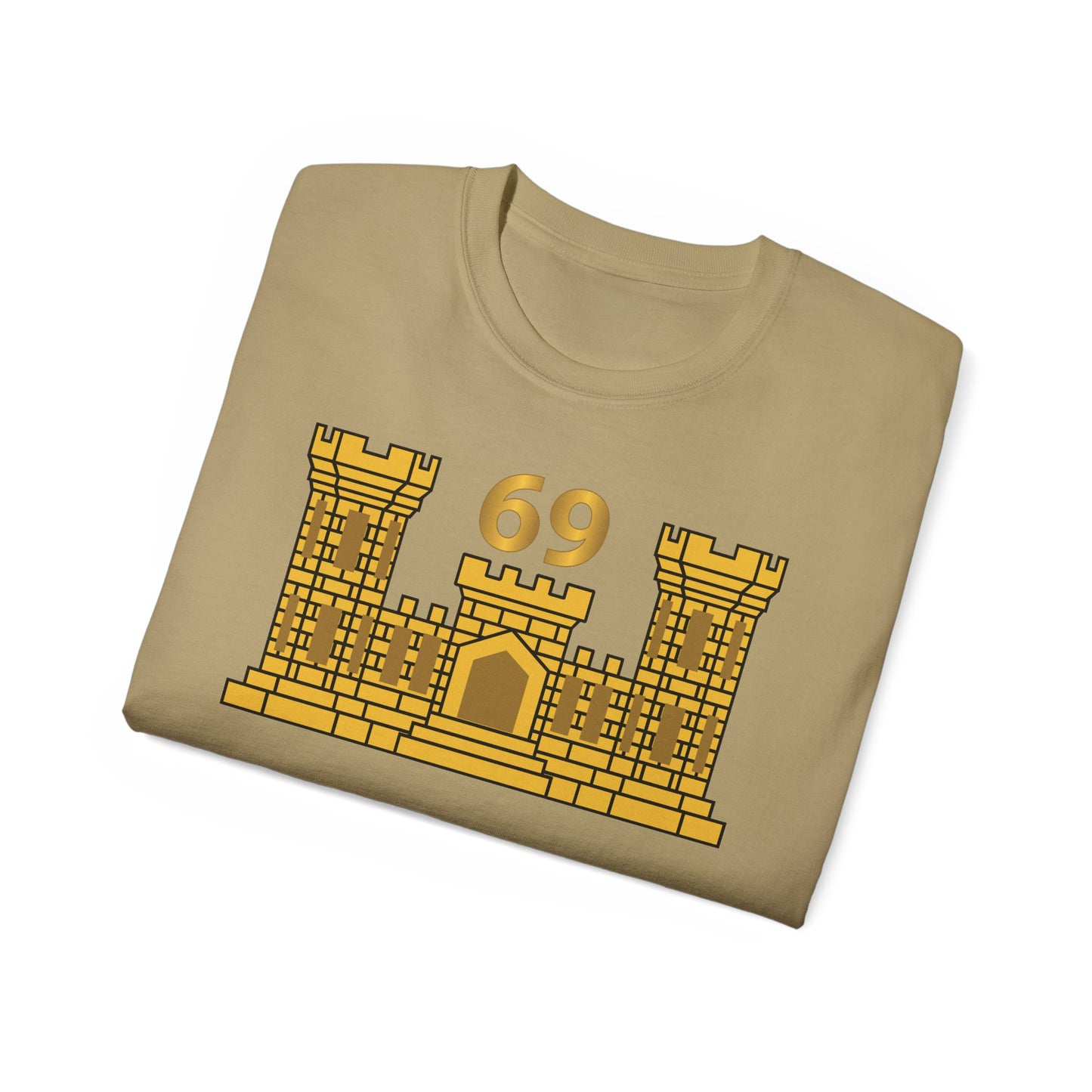 Unisex Ultra Cotton Tee - Army - 69th Engineer Battalion - ENG Branch wo Txt X 300