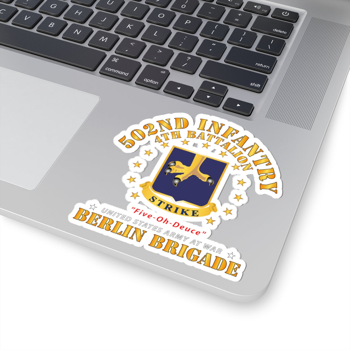 Kiss-Cut Stickers - Army - 4th Battalion 502nd Infantry - Berlin Brigade X 300
