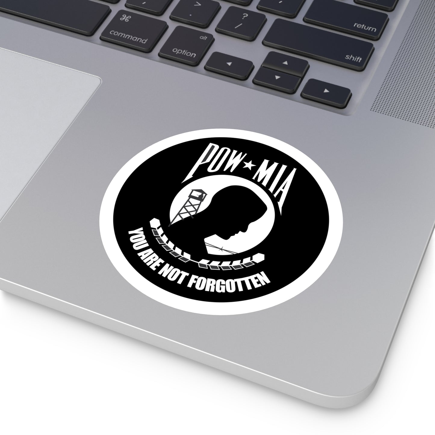 Round Stickers, Indoor\Outdoor POW/MIA Stickers - You Are Not Forgotten!