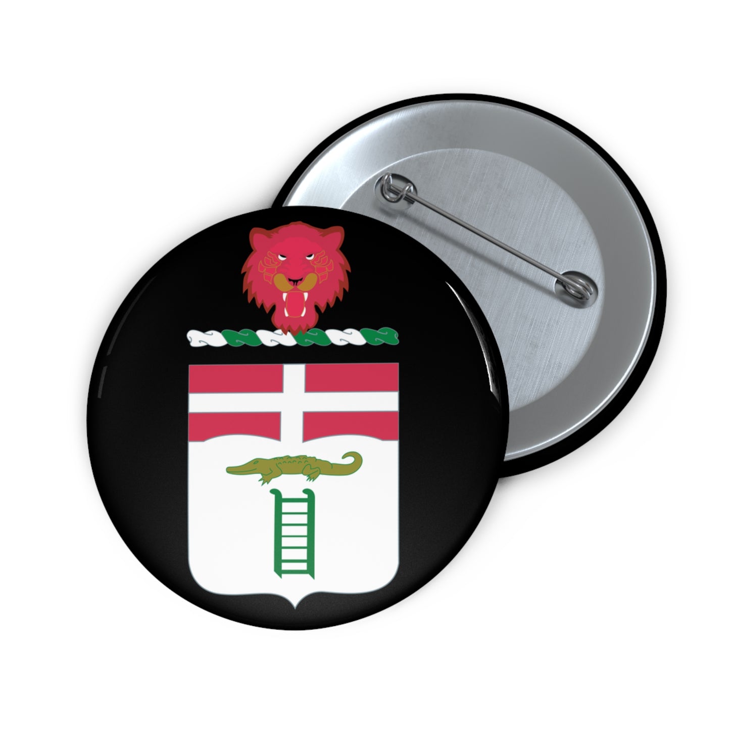 Custom Pin Buttons - COA - 6th Infantry Regiment