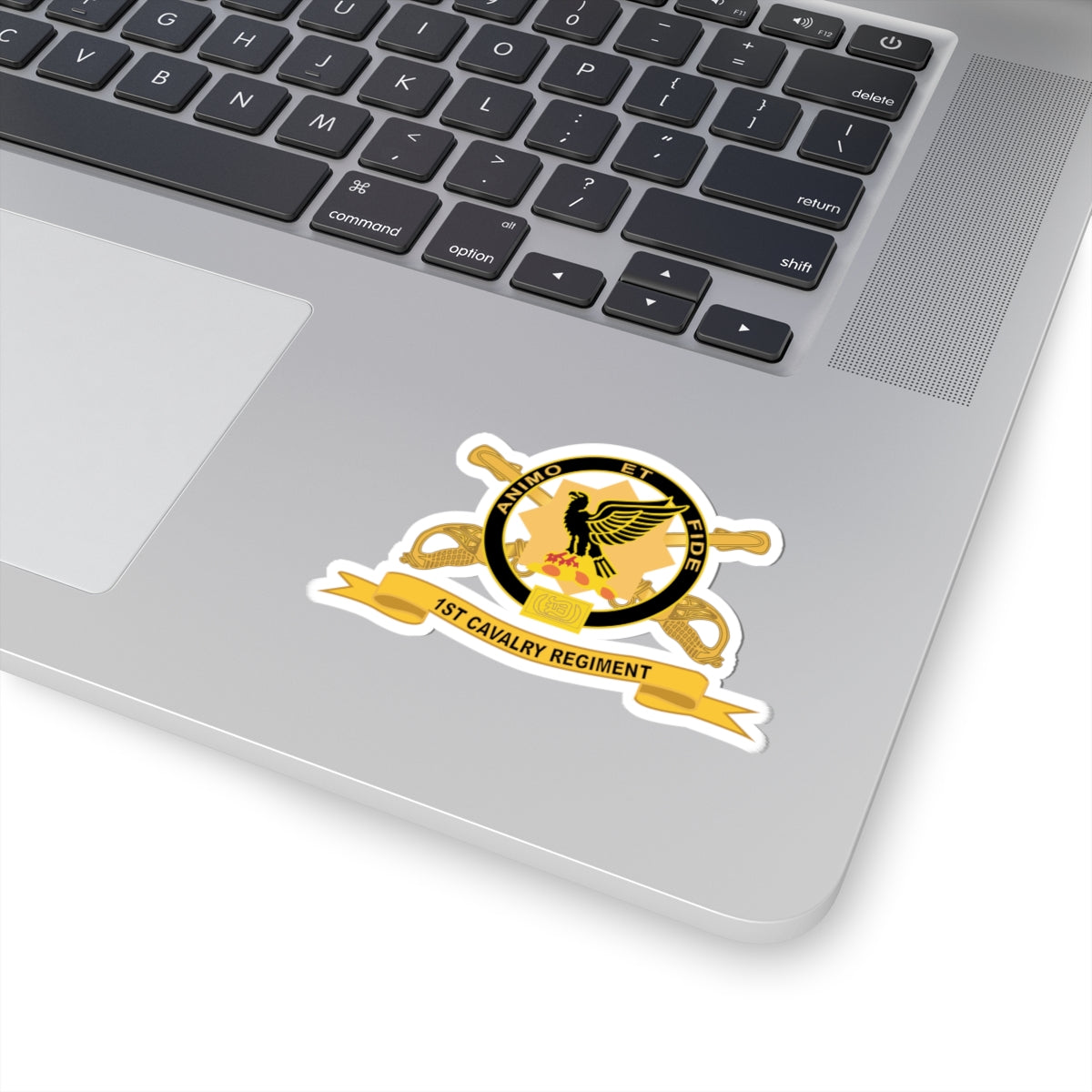 Kiss-Cut Stickers - Army - 1st Cavalry Regiment w Br - Ribbon X 300