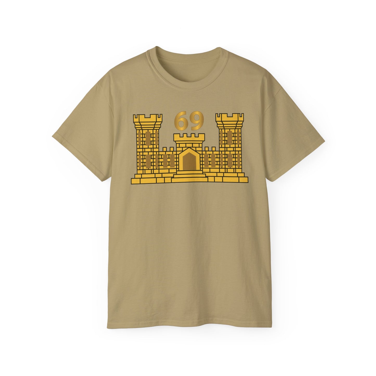Unisex Ultra Cotton Tee - Army - 69th Engineer Battalion - ENG Branch wo Txt X 300