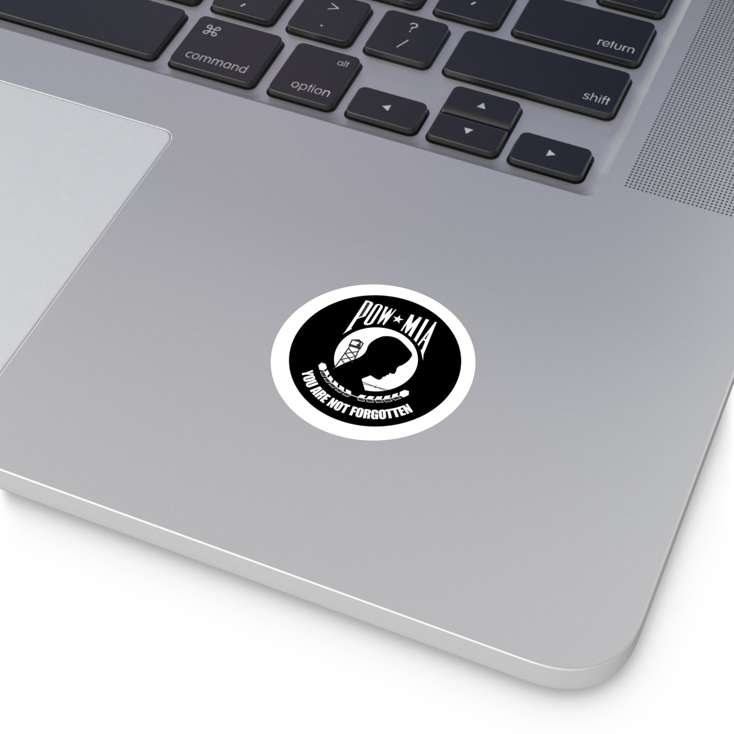 Round Stickers, Indoor\Outdoor POW/MIA Stickers - You Are Not Forgotten!