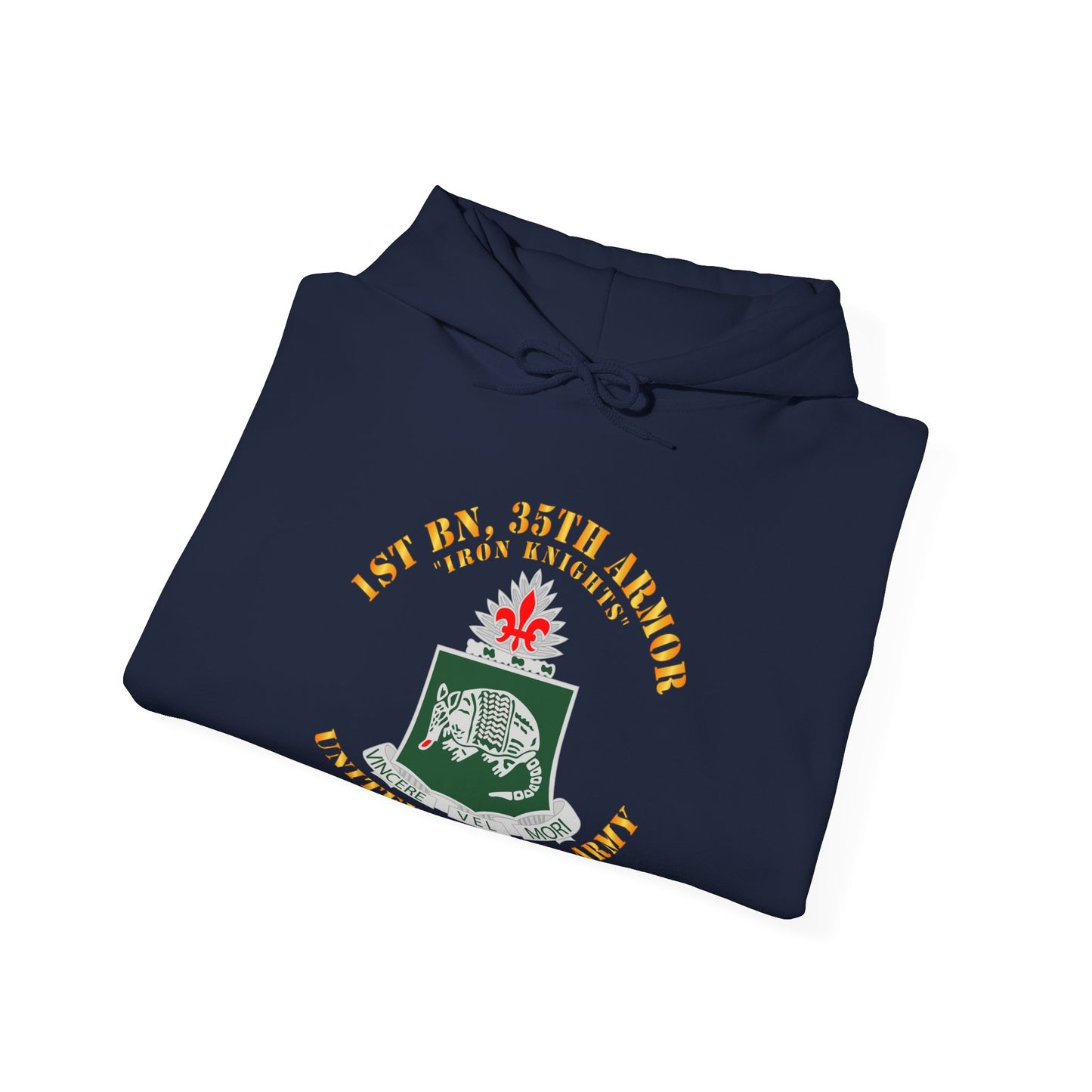 Unisex Heavy Blend™ Hooded Sweatshirt - Army - 1st Bn, 35th Armor - Iron Knights - DUI - V1 X 300