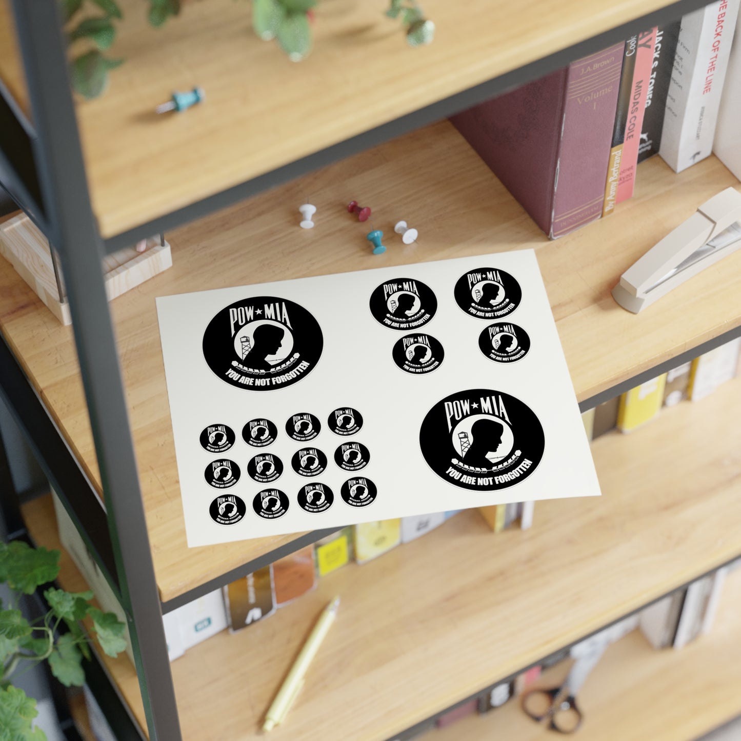Military Sticker Sheets POW/MIA Stickers, Military Decals, Military Scrapbooking, Military Planner Accessories,